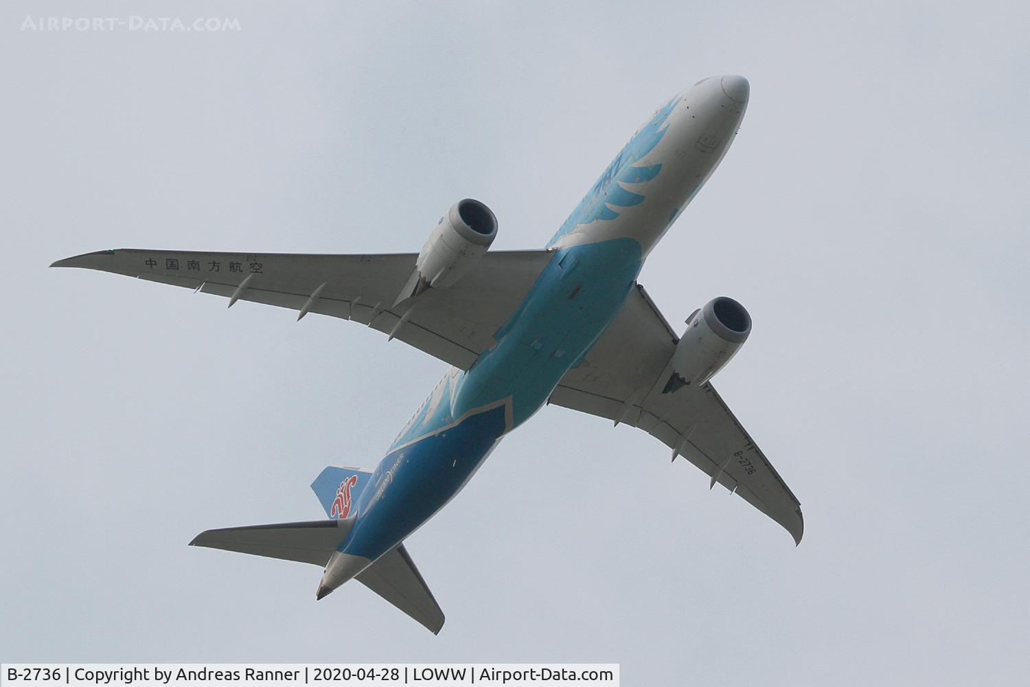 B-2736, 2013 Boeing 787-8 Dreamliner C/N 34929, China Southern Boeing 787