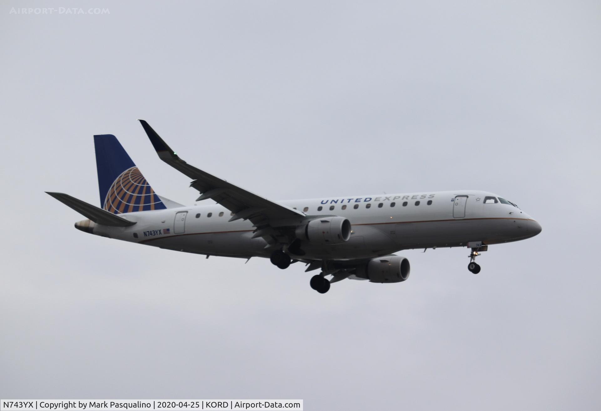 N743YX, 2017 Embraer 175LR (ERJ-170-200LR) C/N 17000660, ERJ-170-200LR