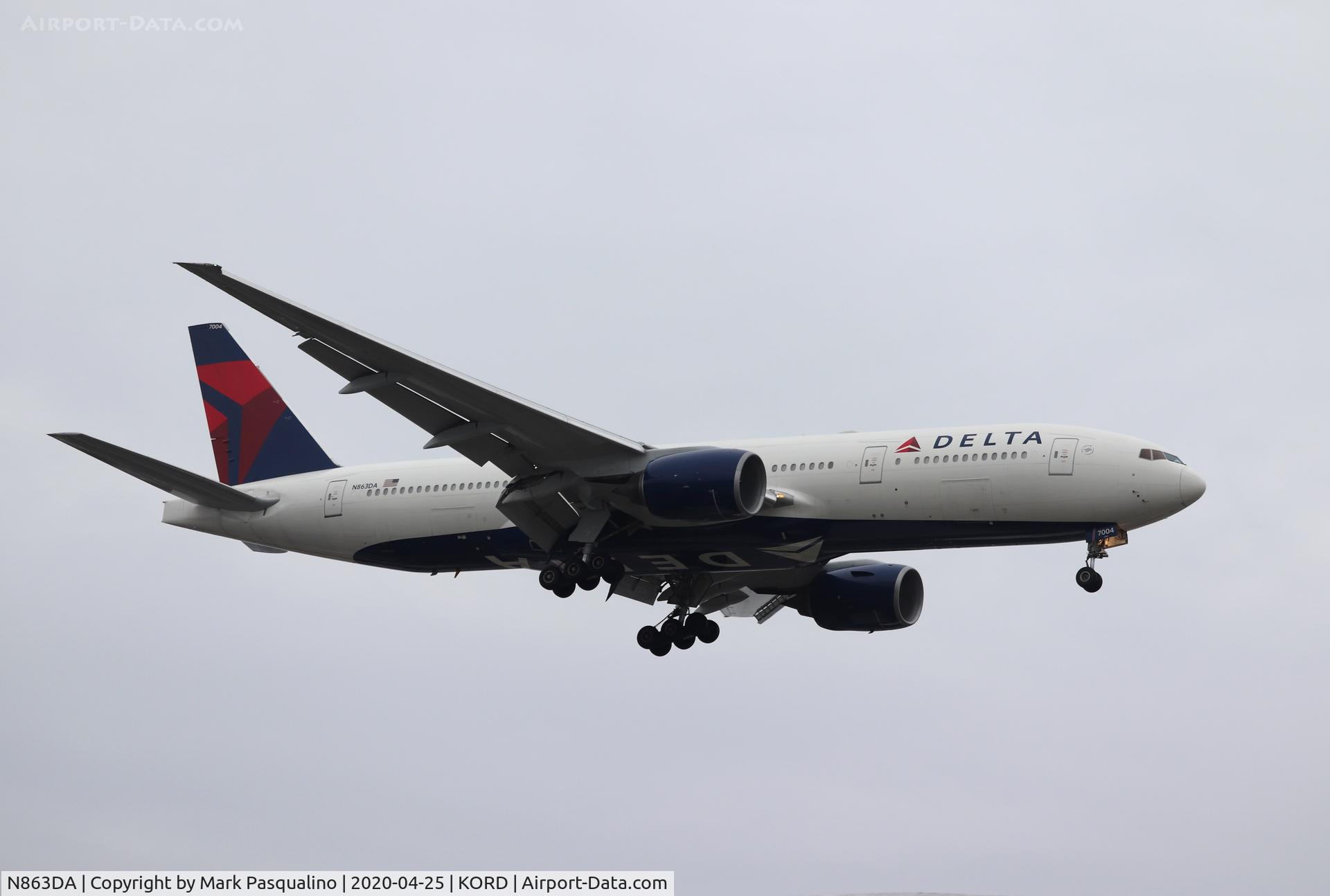 N863DA, 1999 Boeing 777-232 C/N 29735, Boeing 777-232