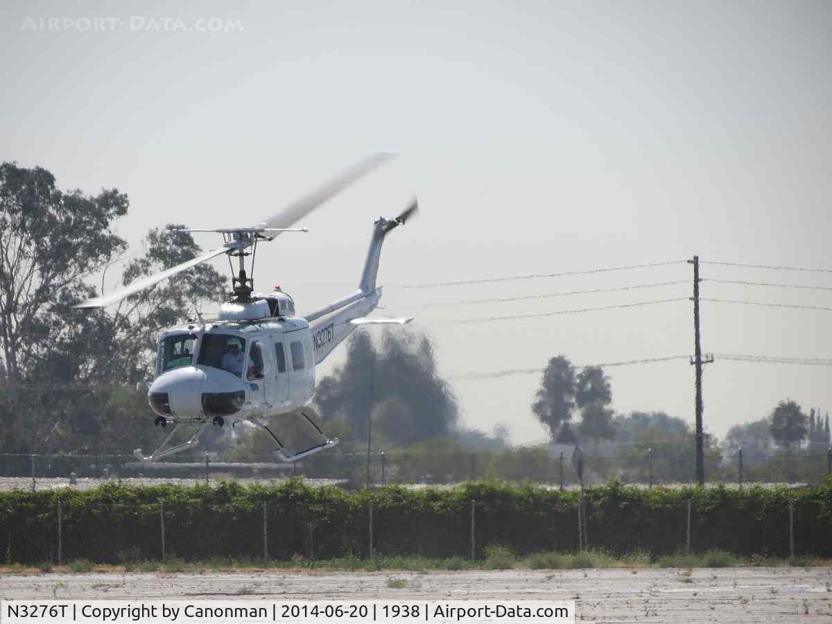 N3276T, 1969 Bell UH-1H Iroquois C/N 12199, Lifting off