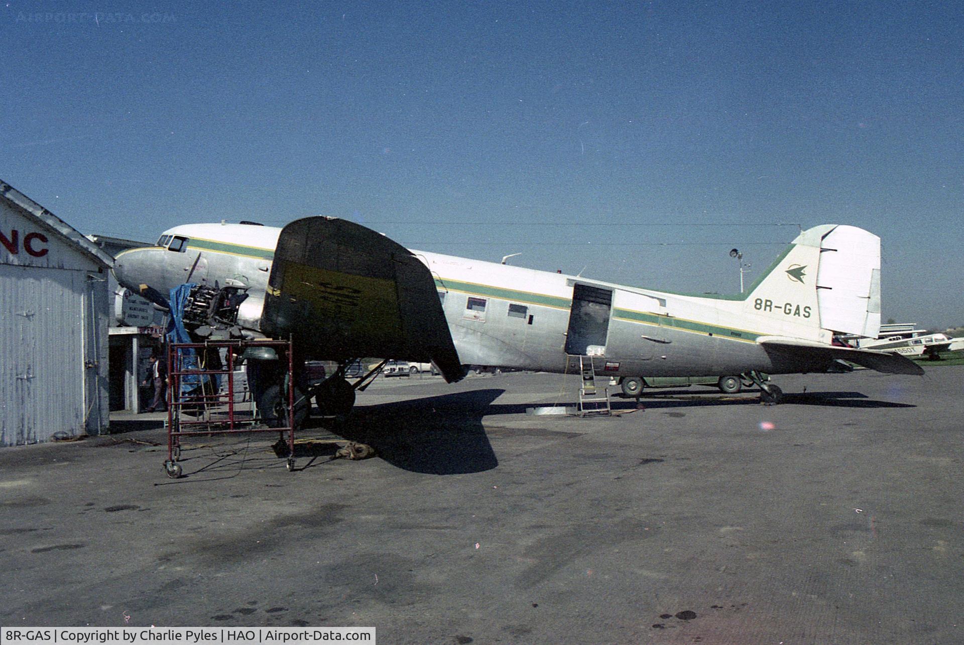 8R-GAS, 1943 Douglas DC3C C/N 19691, At HAO in from Guyana