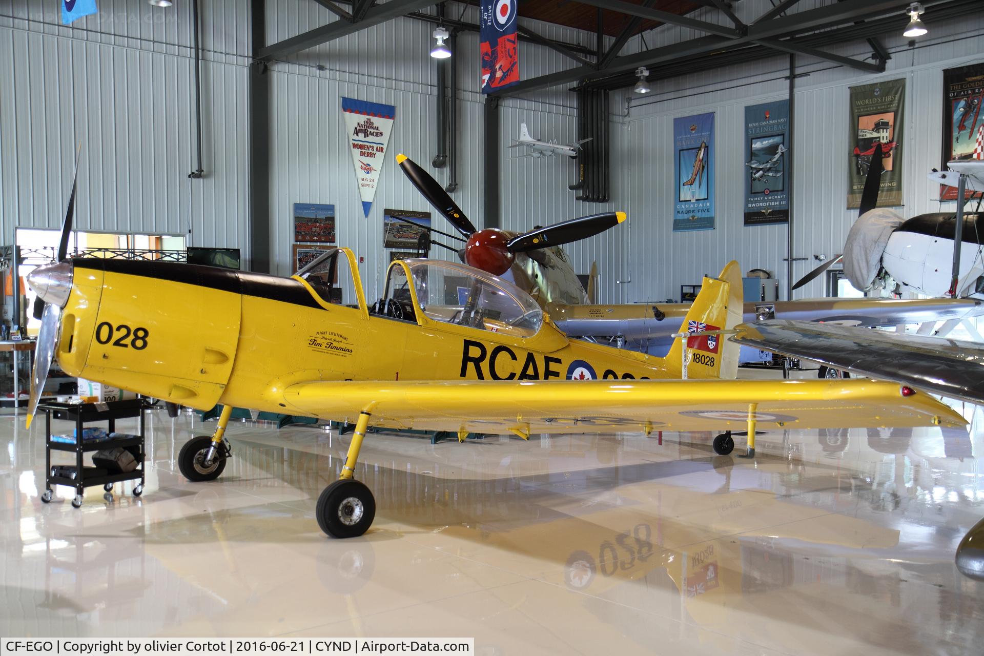 CF-EGO, 1956 De Havilland Canada DHC-1B-2-S5 Chipmunk Mk2 C/N 166-204, vintage wings of Canada 2016
