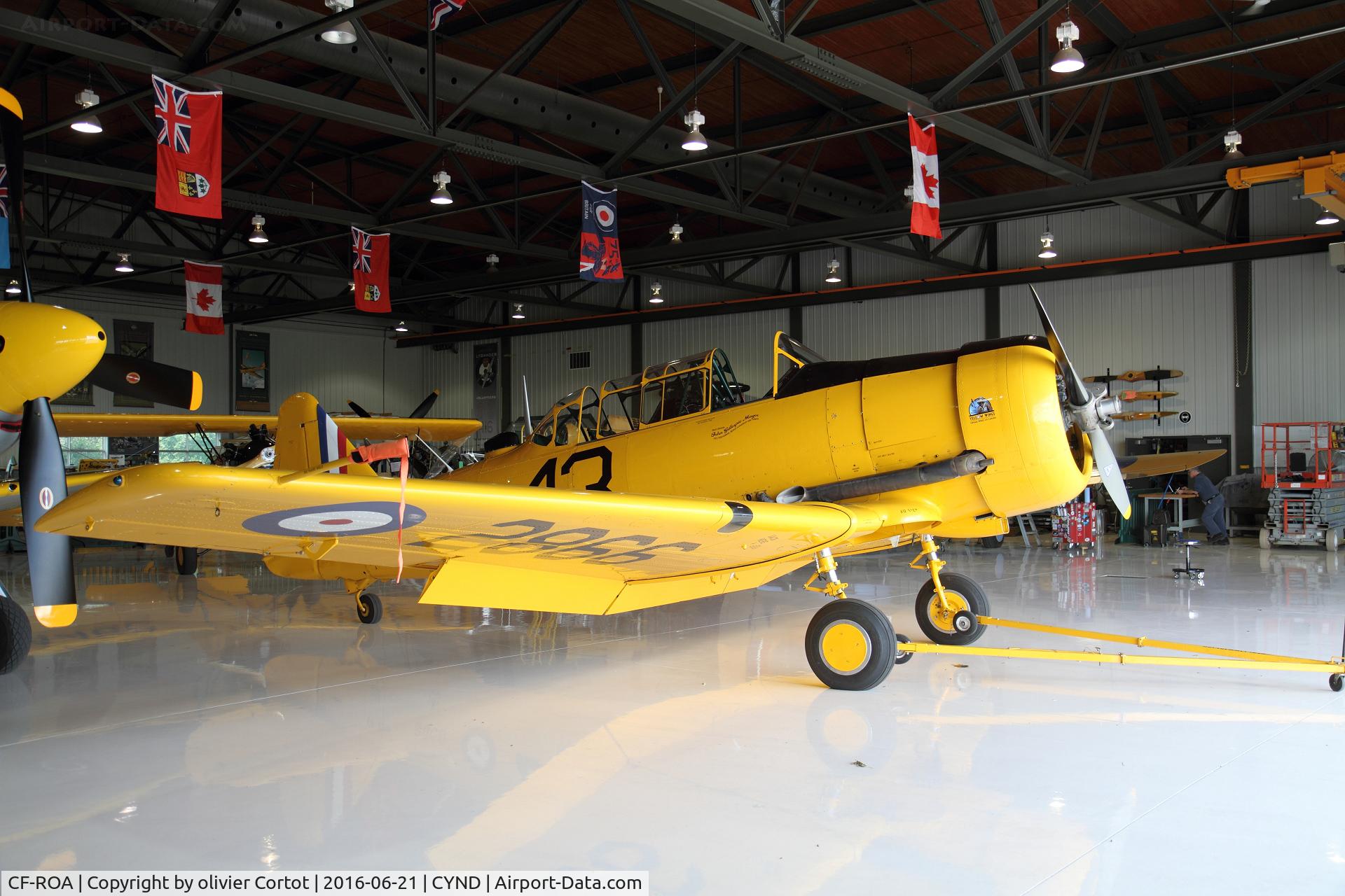 CF-ROA, 1952 Canadian Car & Foundry T-6 Harvard Mk.4 C/N CCF4-242, vintage wings of Canada