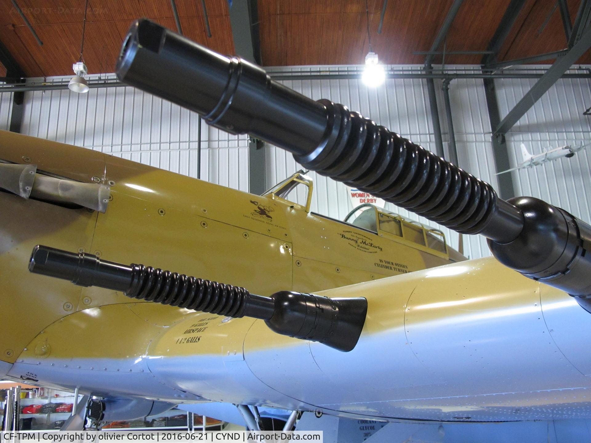 CF-TPM, 1943 Hawker Hurricane IV C/N KZ321, the mighty 20mm cannons