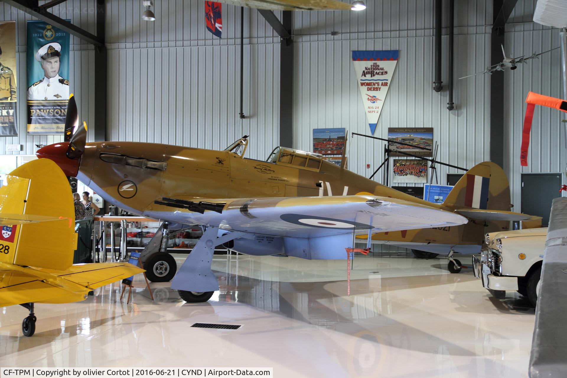 CF-TPM, 1943 Hawker Hurricane IV C/N KZ321, When she was in Canada, 2016