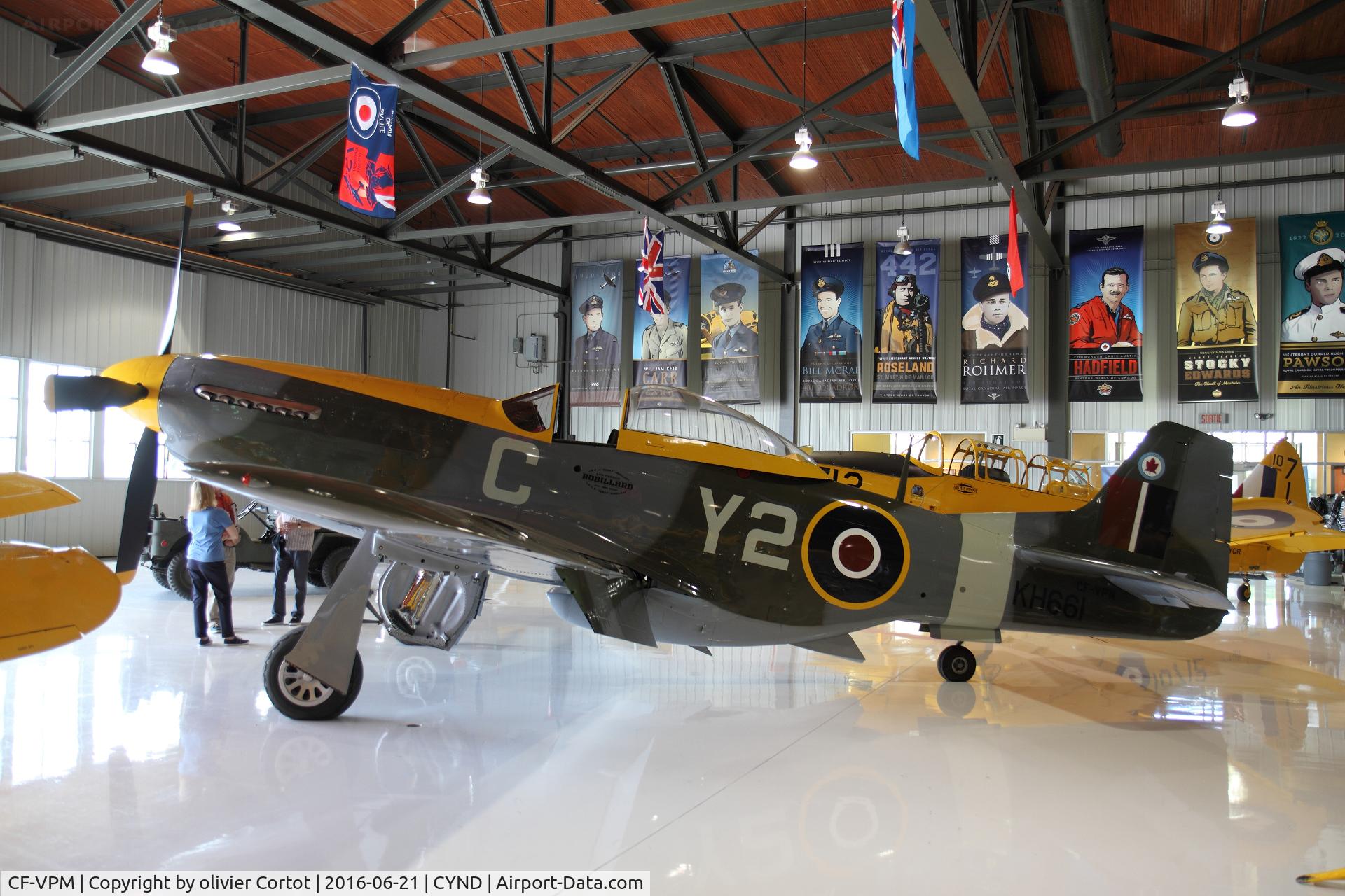 CF-VPM, 1944 North American P-51D Mustang C/N 122-39922, Vintage wings of Canada