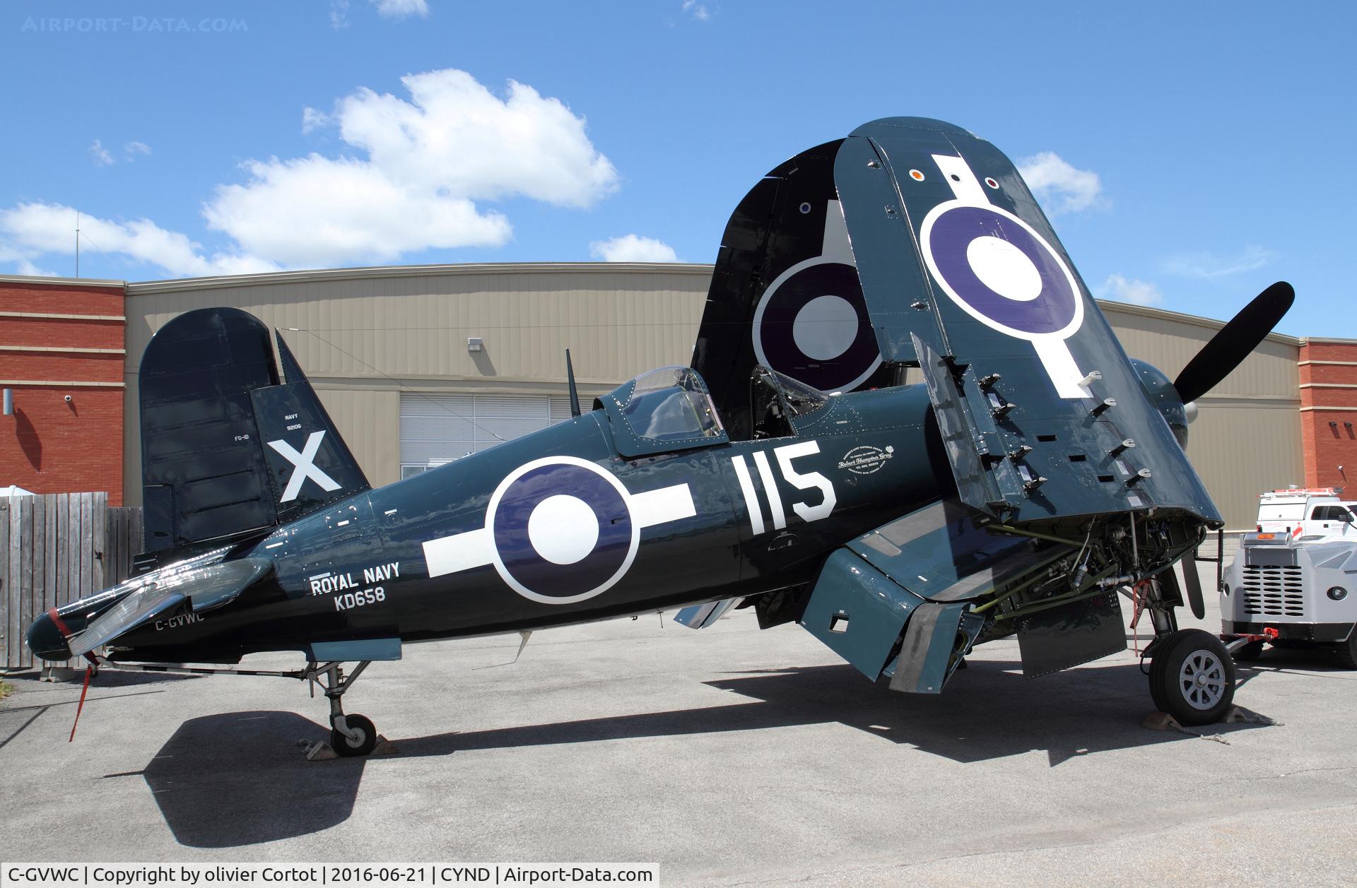 C-GVWC, 1945 Goodyear FG-1D Corsair C/N 3367, the other side