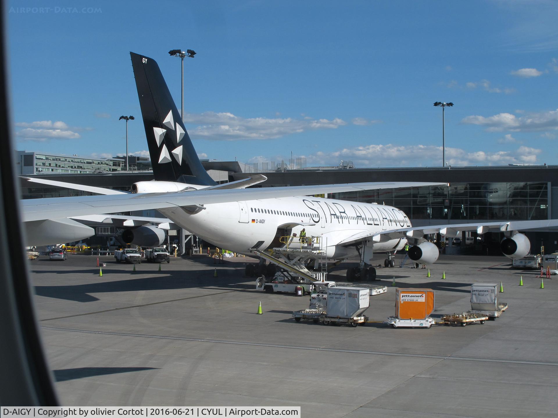 D-AIGY, 2000 Airbus A340-313 C/N 335, Montreal 2016