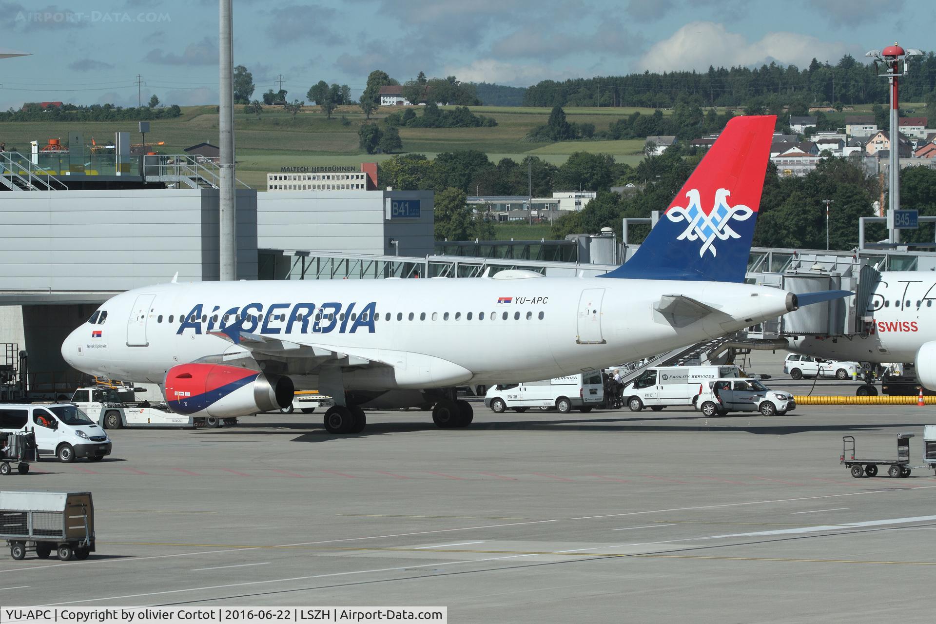 YU-APC, 2005 Airbus A319-132 C/N 2621, june 2016