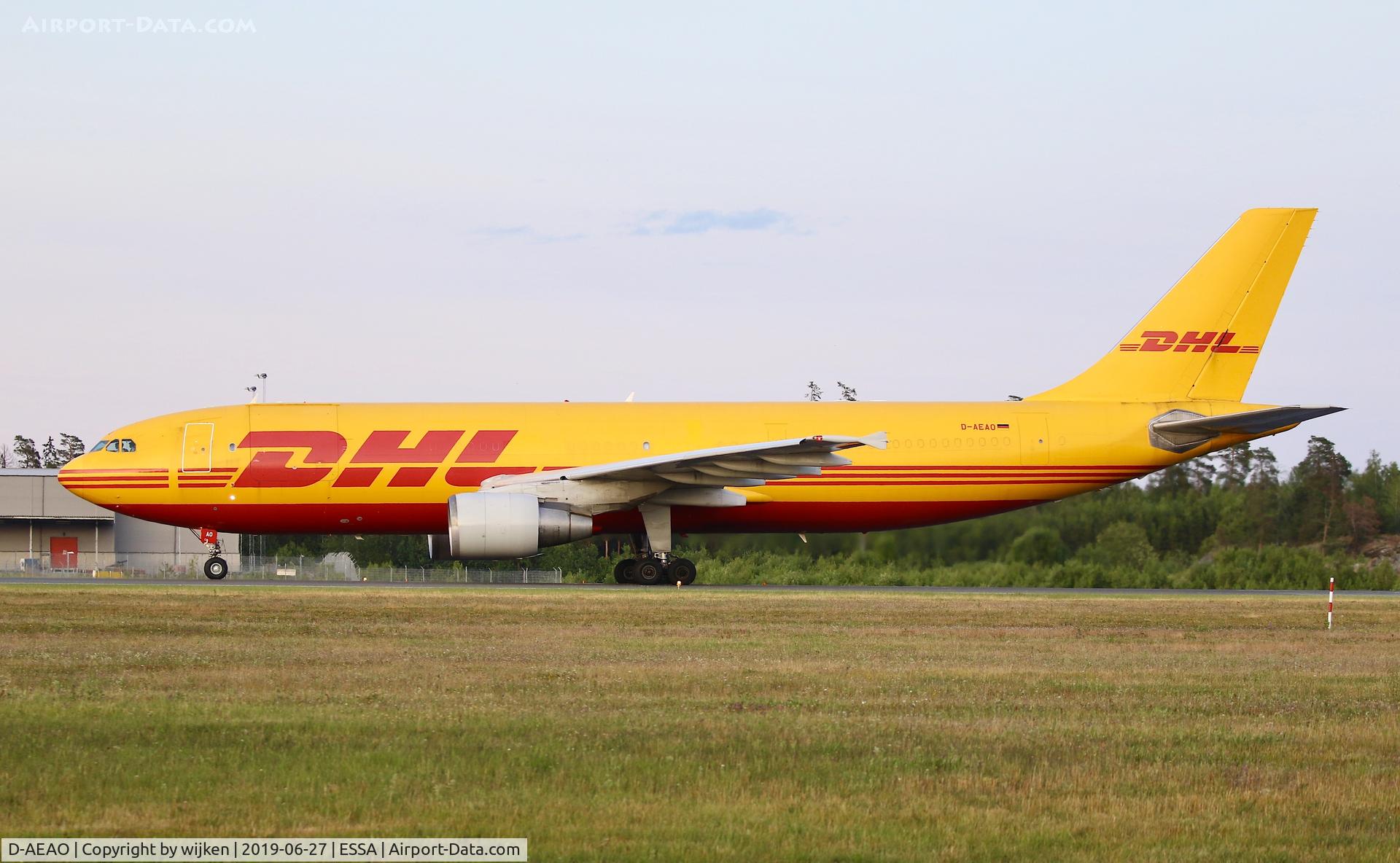 D-AEAO, 1993 Airbus A300B4-622R(F) C/N 711, RWY 01L
