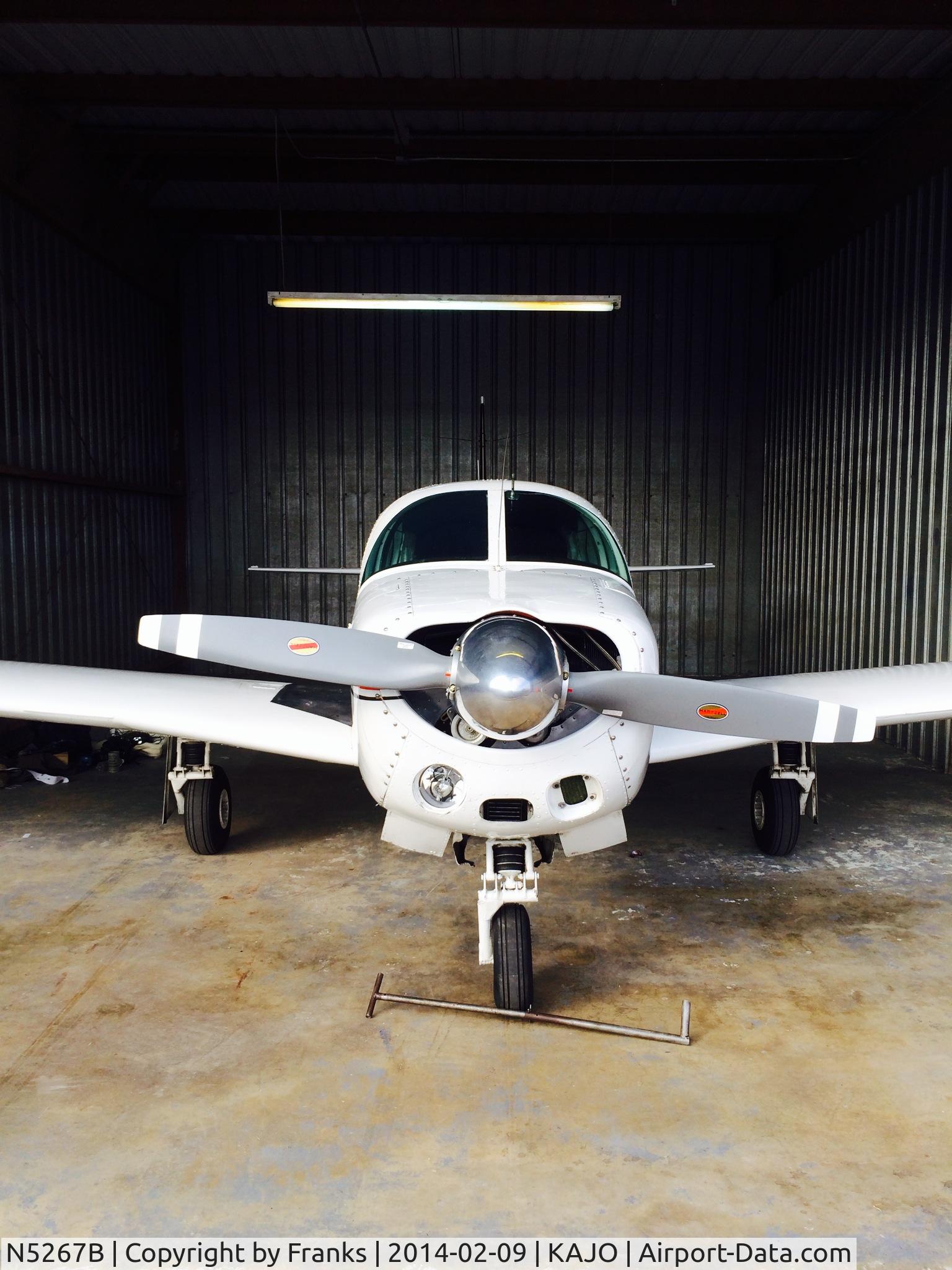 N5267B, 1957 Mooney M20 C/N 1163, Frontal