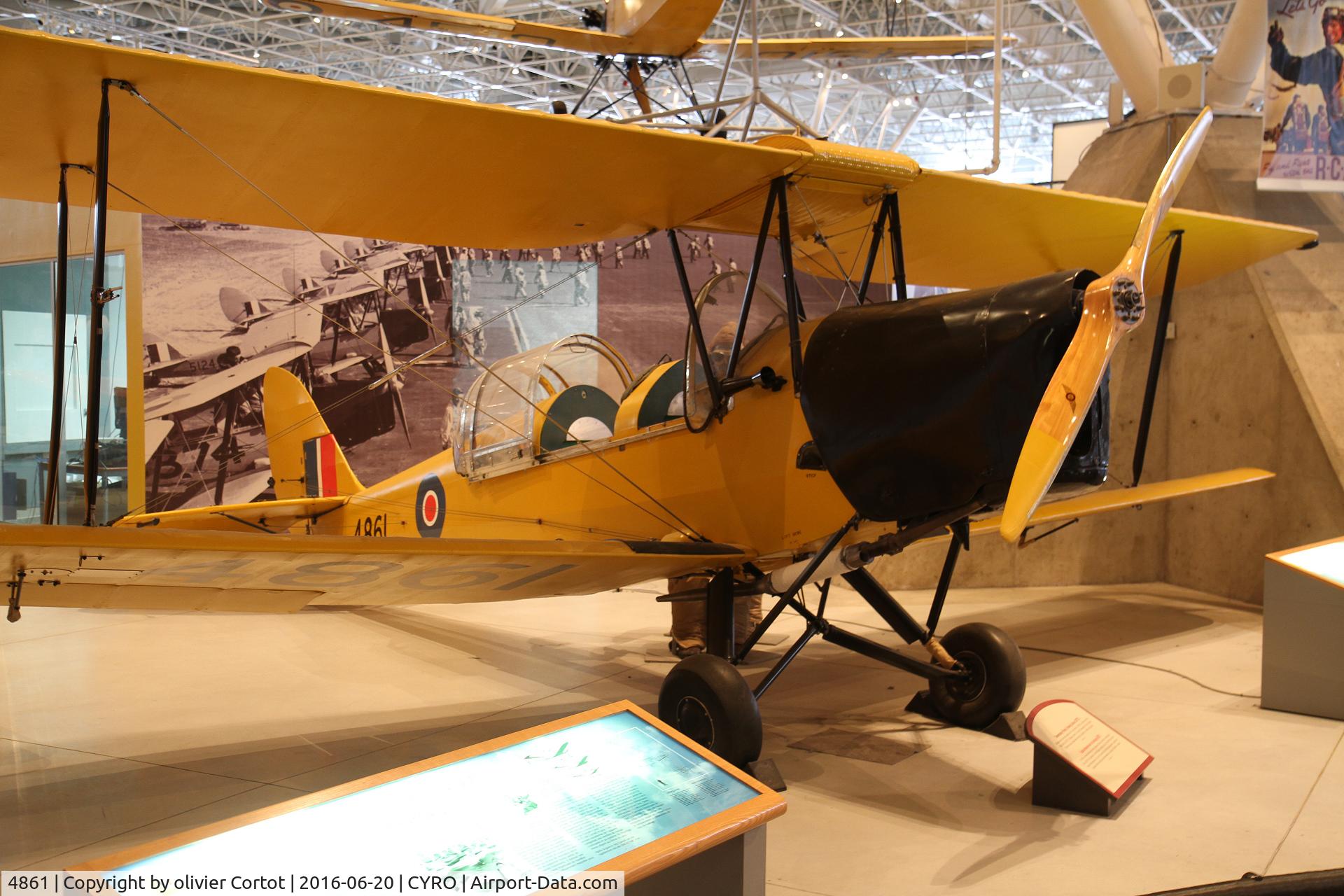 4861, De Havilland Canada DH-82C Tiger Moth C/N DHC1052, june 2016