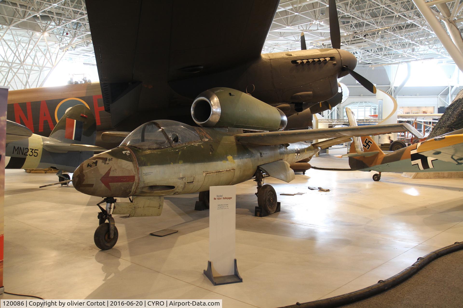 120086, Heinkel He-162A-2 Volksjager C/N 120086, Ottawa air museum