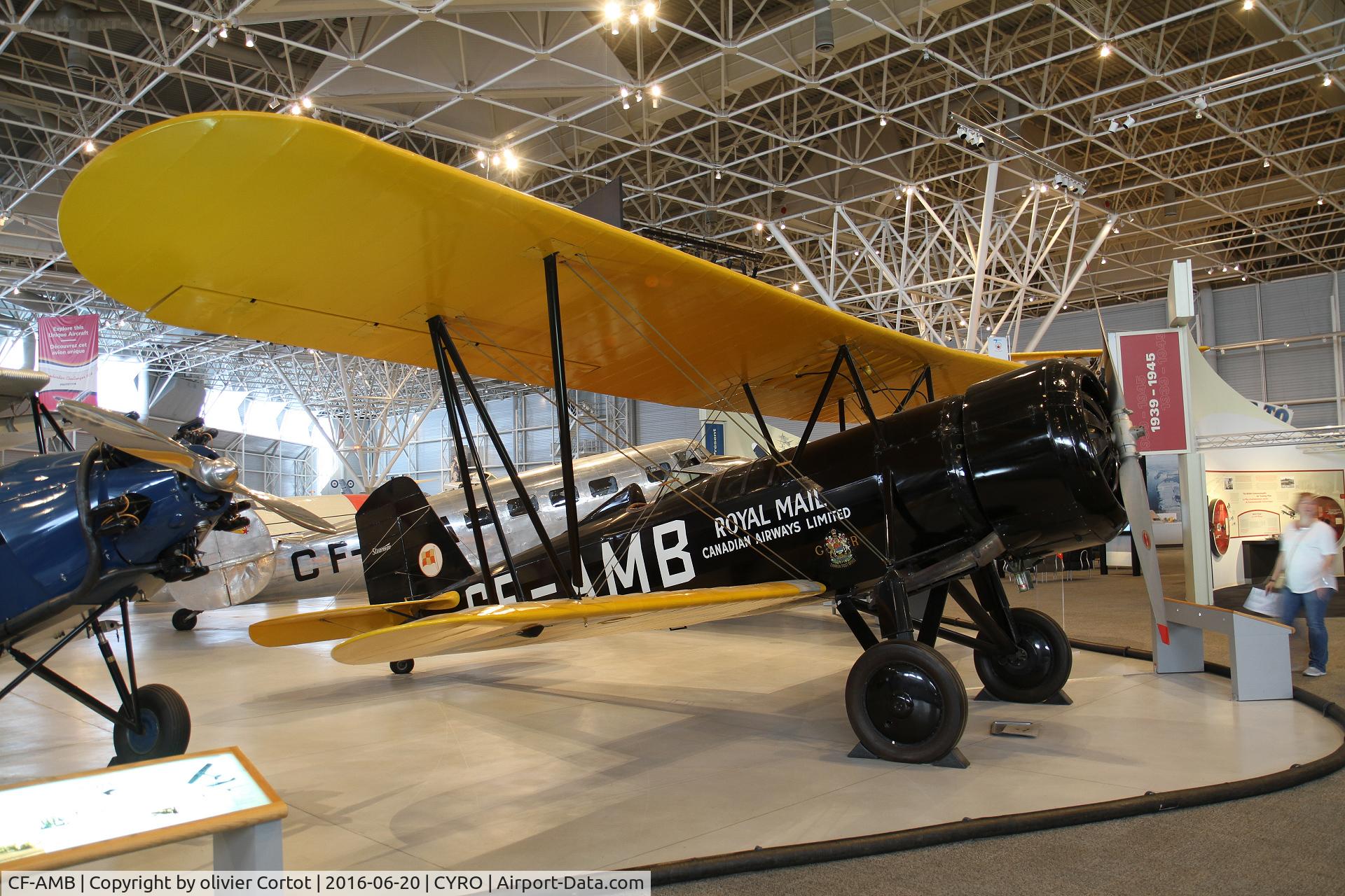 CF-AMB, Stearman 4-EM Senior Speedmail C/N 4021, june 2016