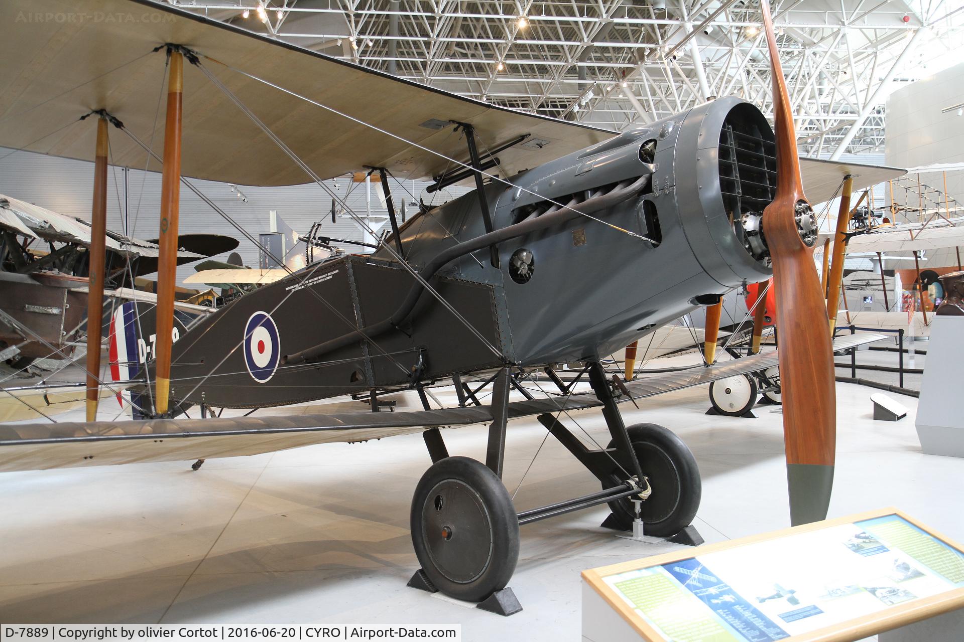 D-7889, 1917 Bristol F.2B Fighter C/N 67626, closer view