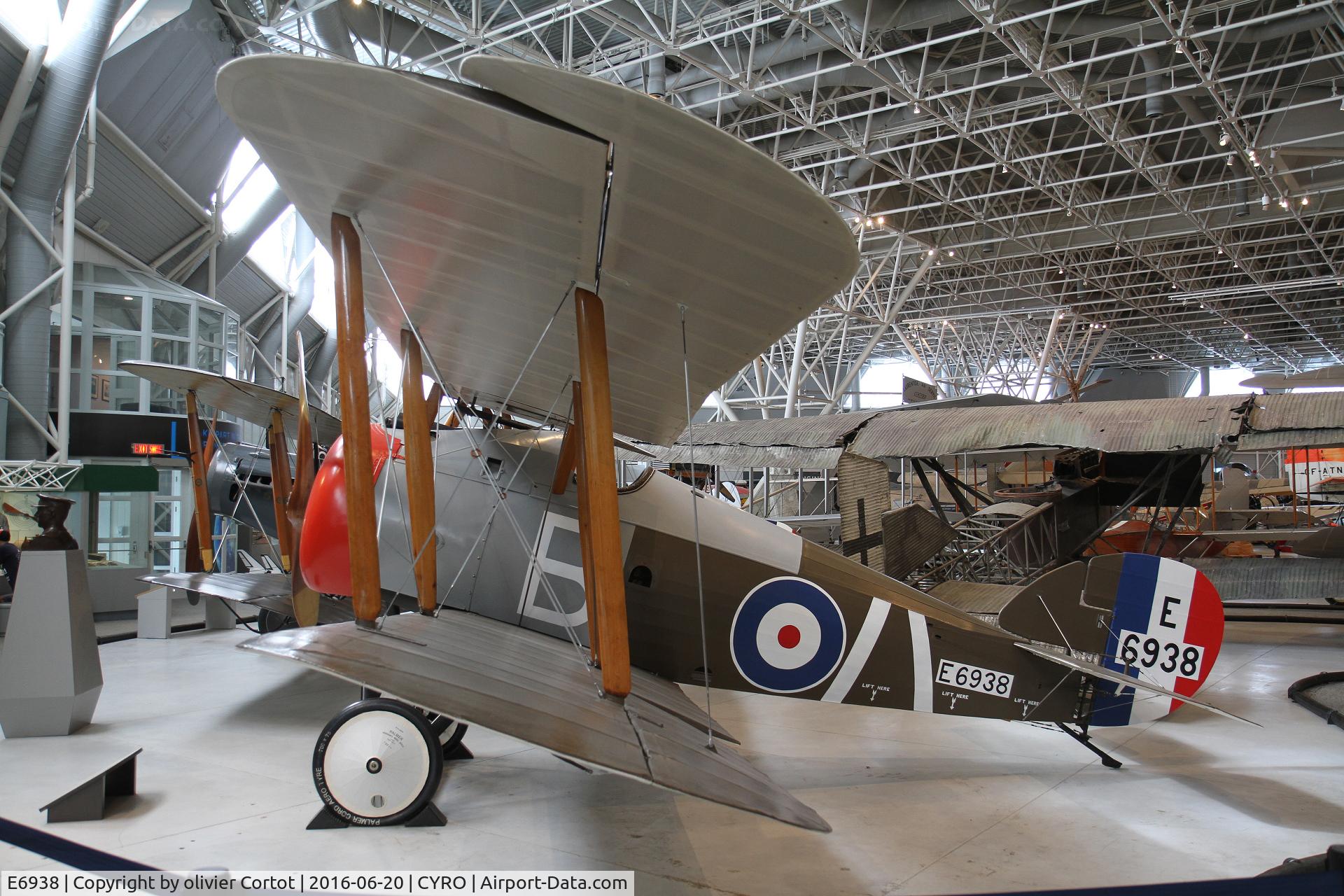 E6938, 1918 Sopwith 7F.1 Snipe C/N 50131, side view