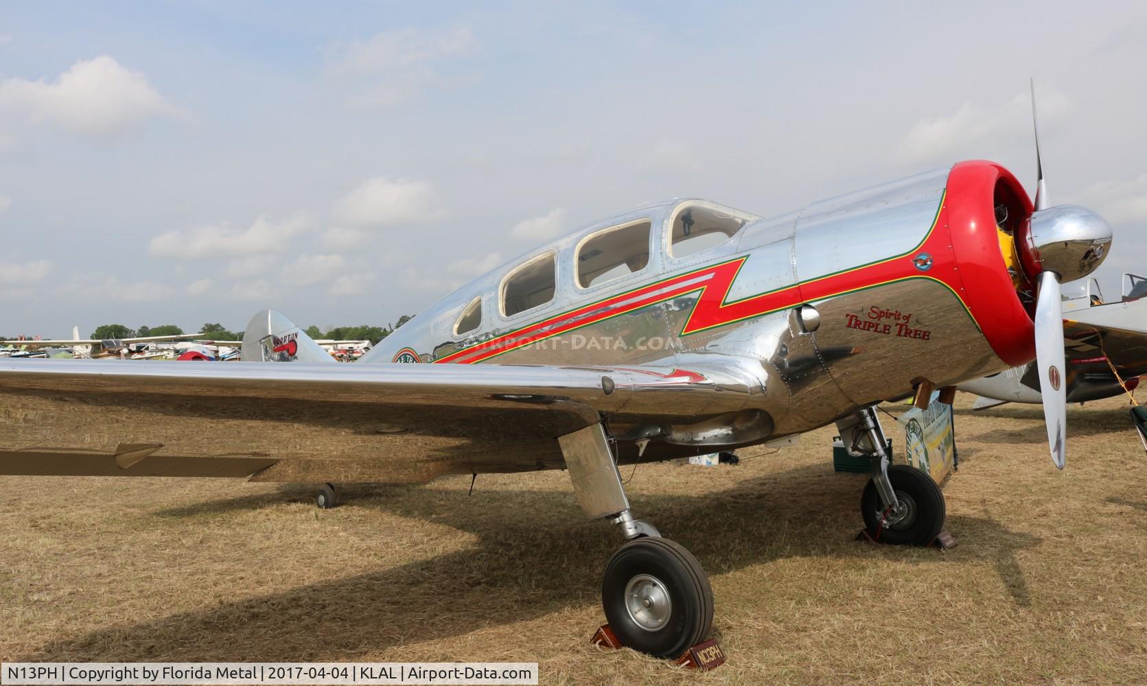 N13PH, 1938 Spartan 7W Executive C/N 13, Sun N fun 2017