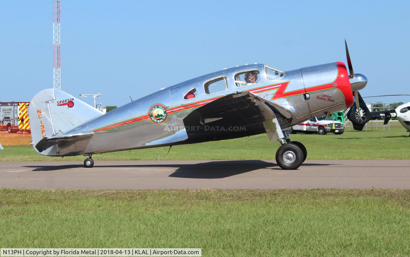 N13PH, 1938 Spartan 7W Executive C/N 13, Sun N fun 2018