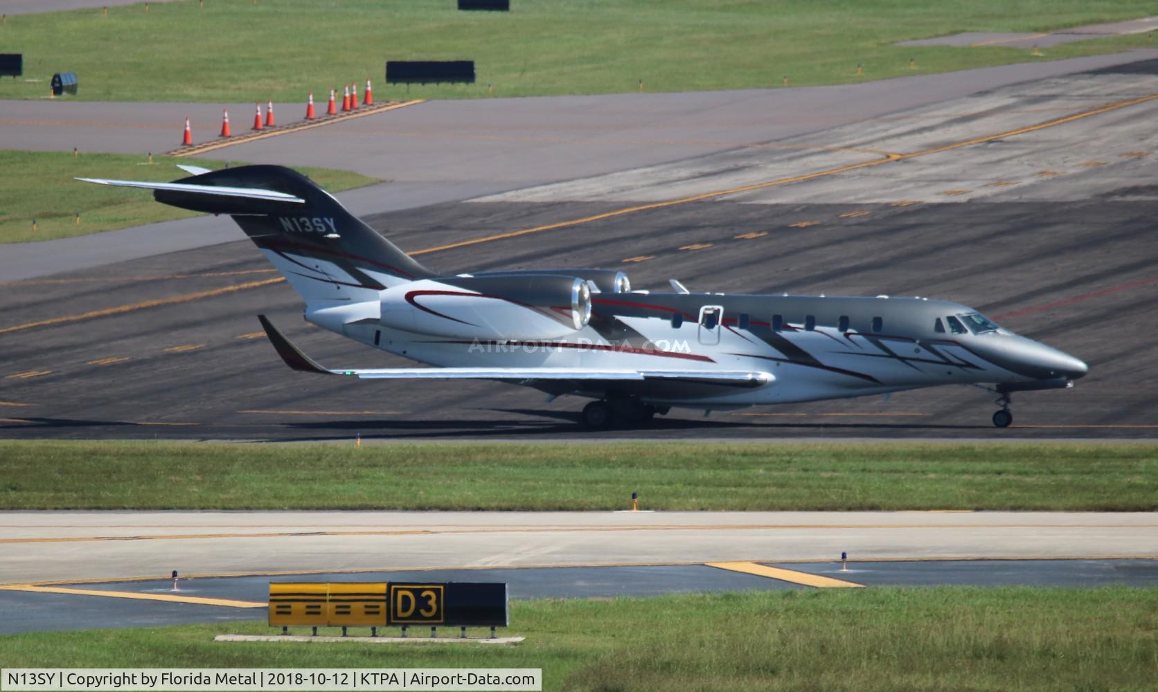 N13SY, 2001 Cessna 750 Citation X Citation X C/N 750-0143, TPA spotting