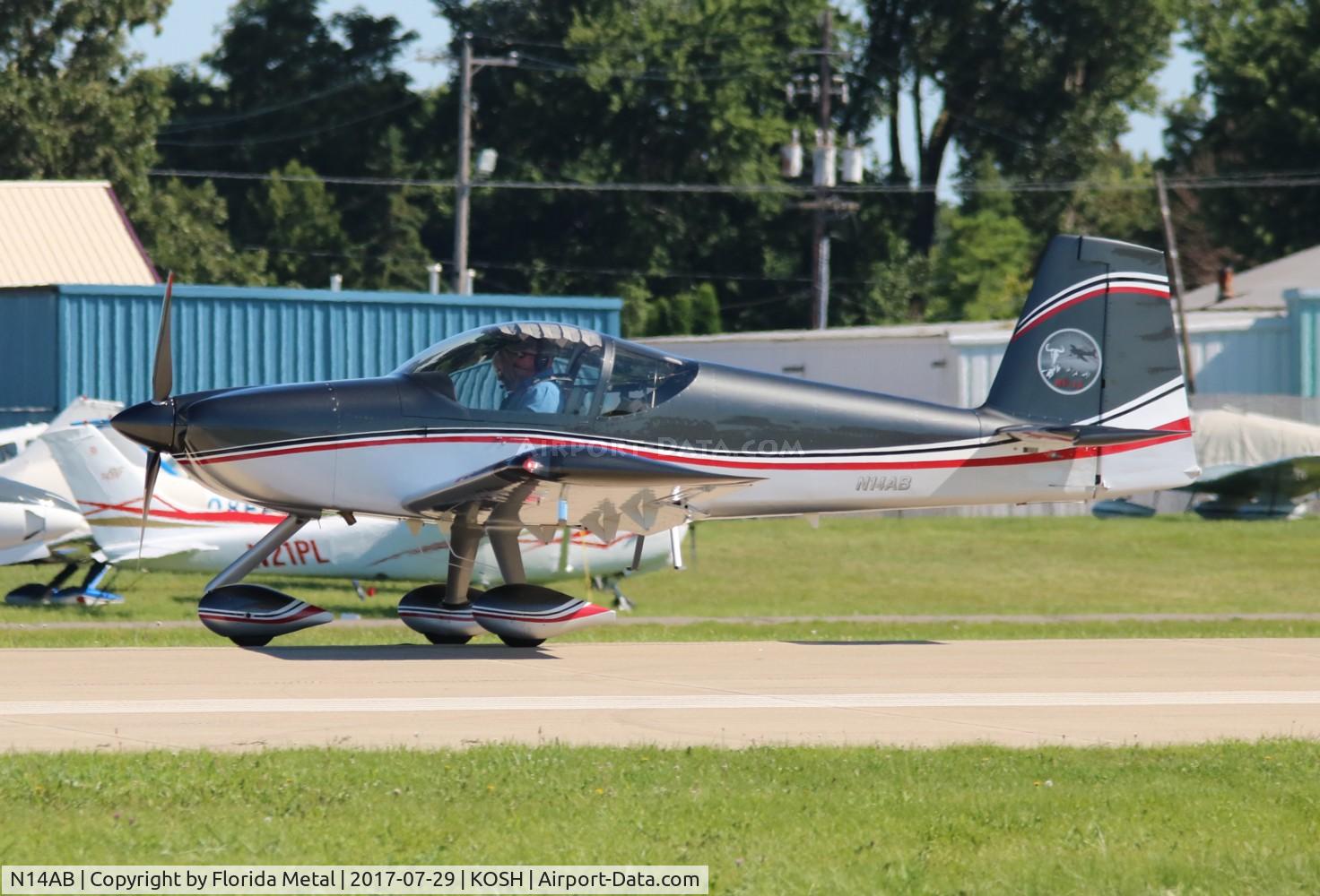 N14AB, 2017 Vans RV-14 C/N 140225, Air Venture 2017