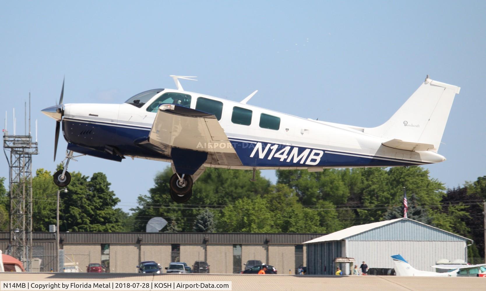 N14MB, 1977 Beech A36 Bonanza 36 C/N E-1062, Air Venture 2018