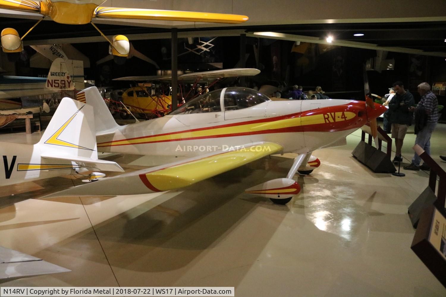 N14RV, 1979 Vans RV-4 C/N 1 (N14RV), EAA museum 2018