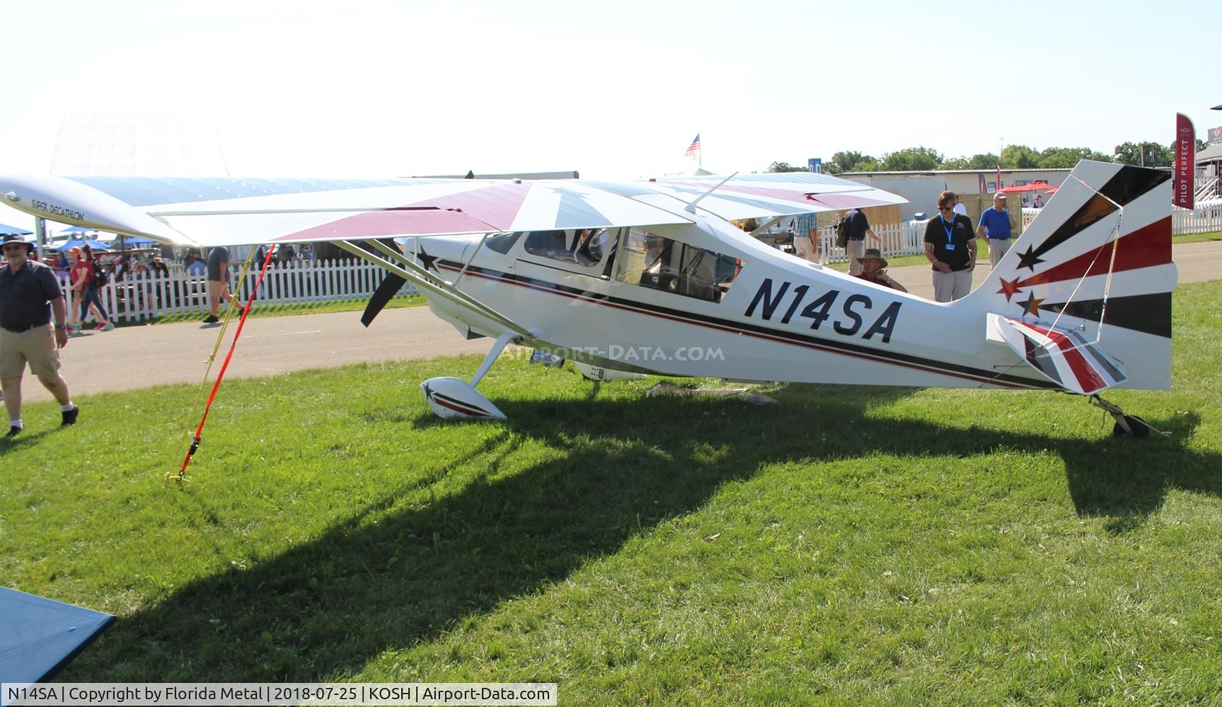 N14SA, 2014 American Champion 8KCAB Decathlon C/N 1146-2014, Air Venture 2018