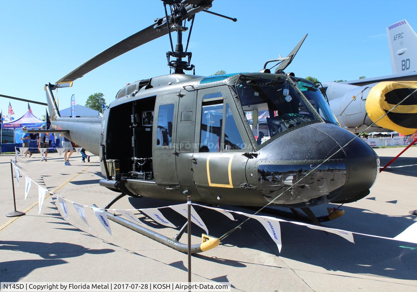 N14SD, 1967 Bell UH-1H Iroquois C/N 4027, Air Venture 2017