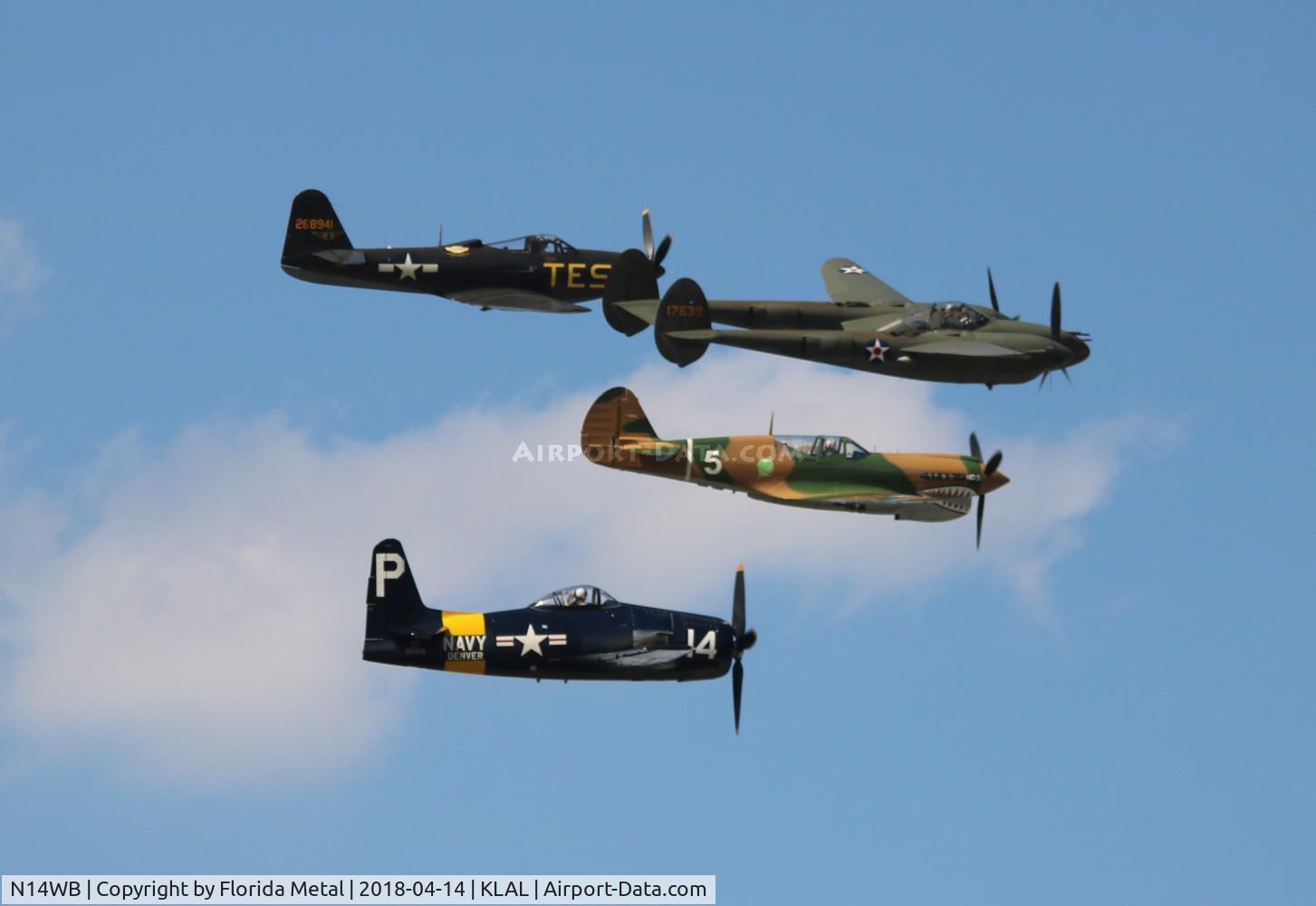 N14WB, Grumman F8F-2 (G58) Bearcat C/N D.1148, Sun N fun 2018