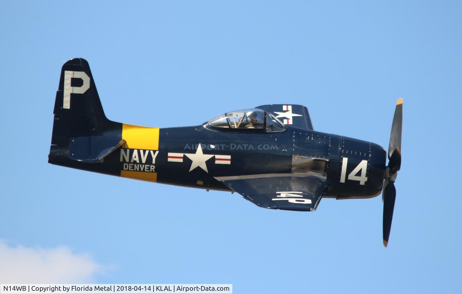 N14WB, Grumman F8F-2 (G58) Bearcat C/N D.1148, Sun N fun 2018