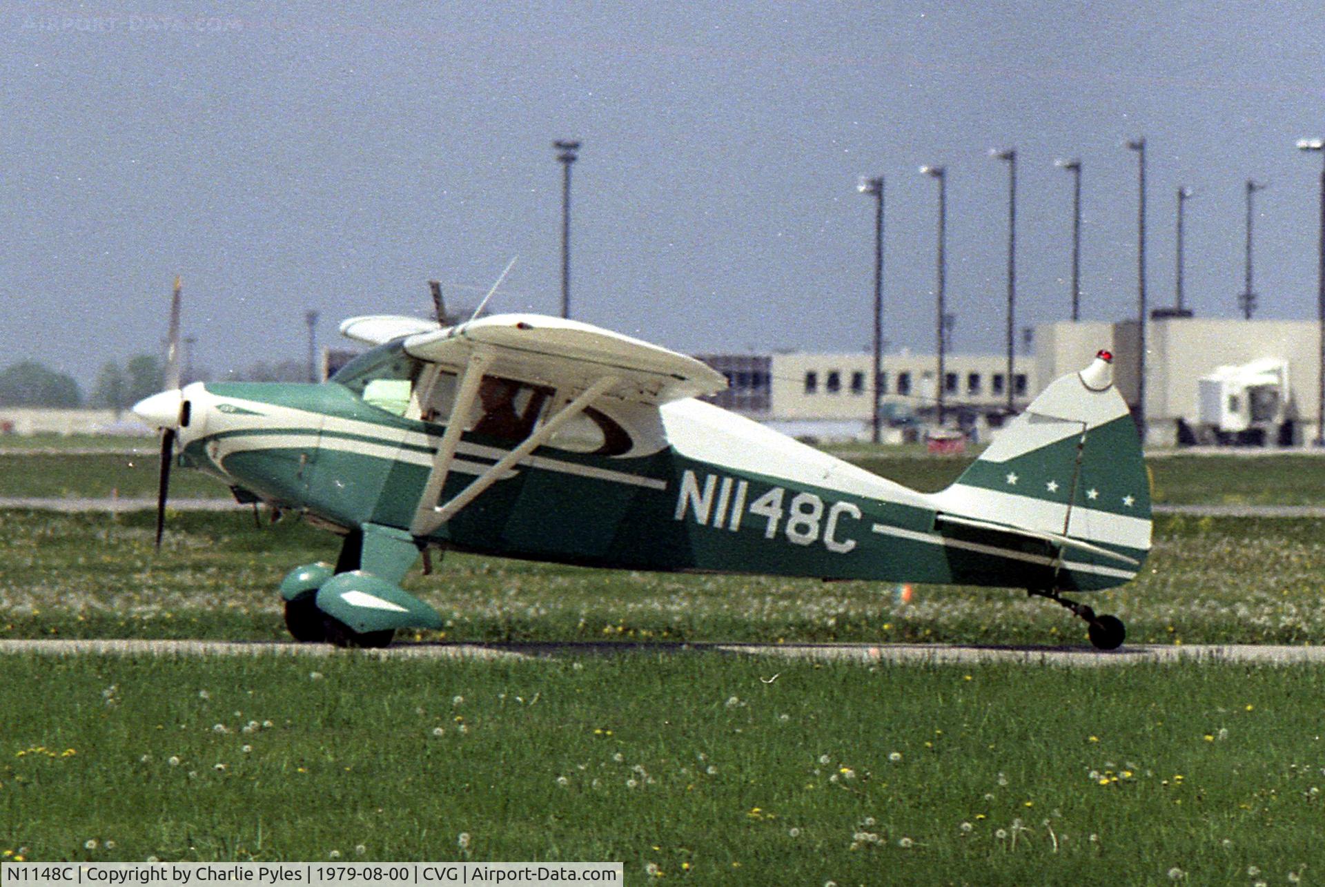 N1148C, Piper PA-20 Pacer Pacer C/N Not found N1148C, Probably on his way back home from OSH still has his card in window.