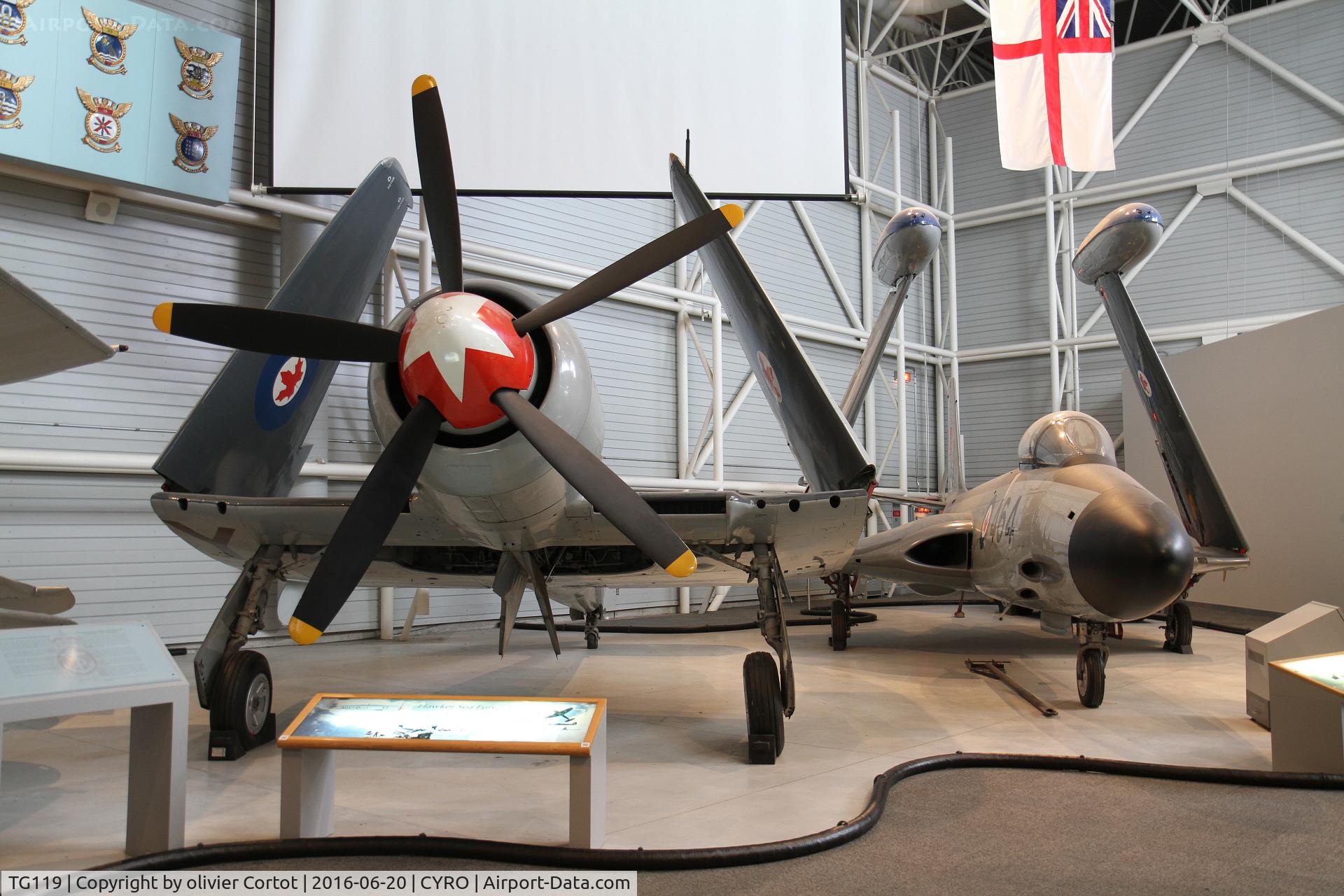 TG119, 1948 Hawker Sea Fury FB.11 C/N 41H/609977, june 2016