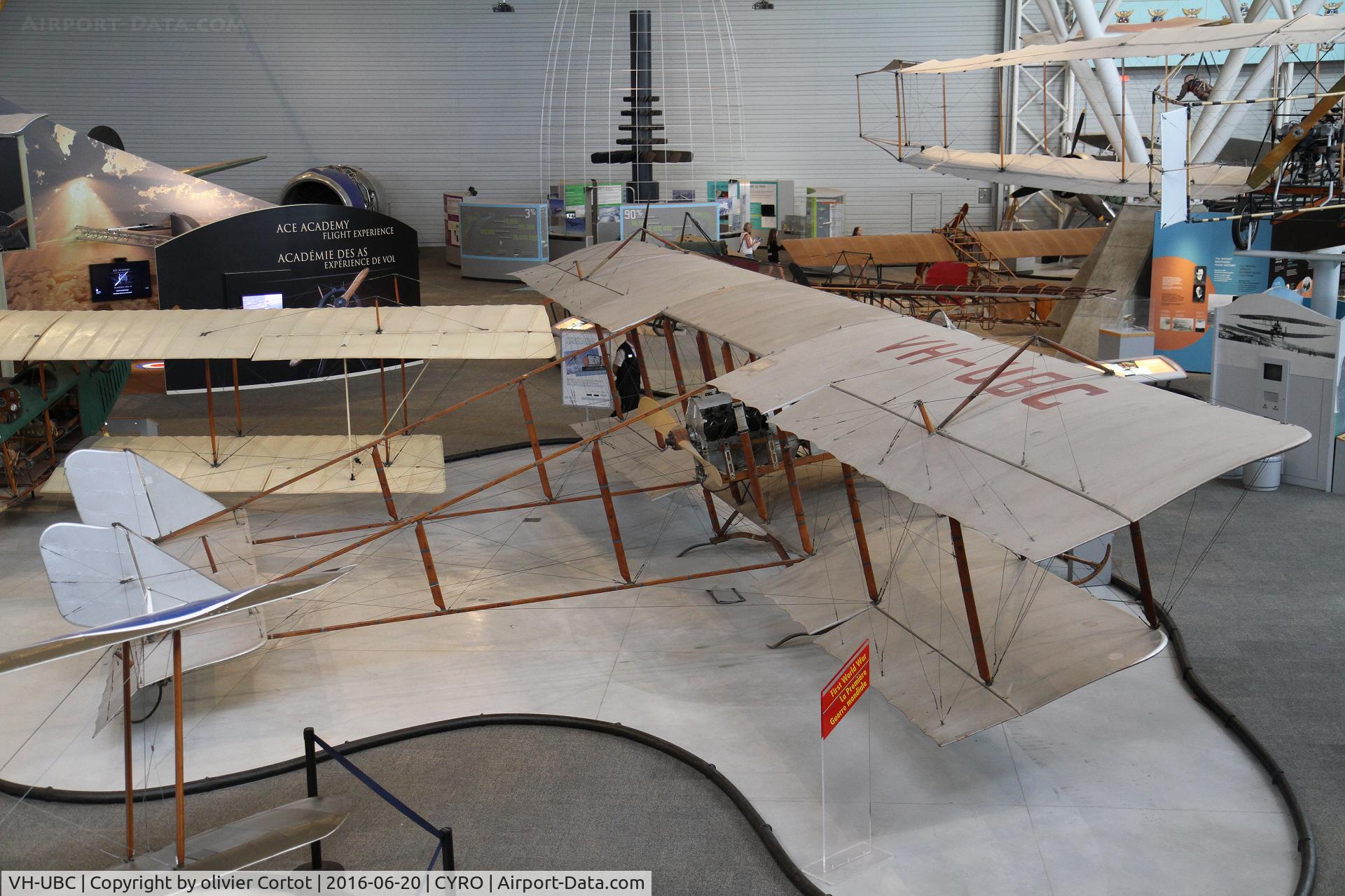 VH-UBC, 1912 Farman S-11 Shorthorn C/N Not found VH-UBC, Ottawa aviation museum