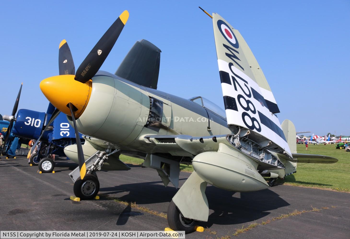 N15S, 1953 Hawker Sea Fury FB.11 C/N 41H/696792, Air Venture 2019