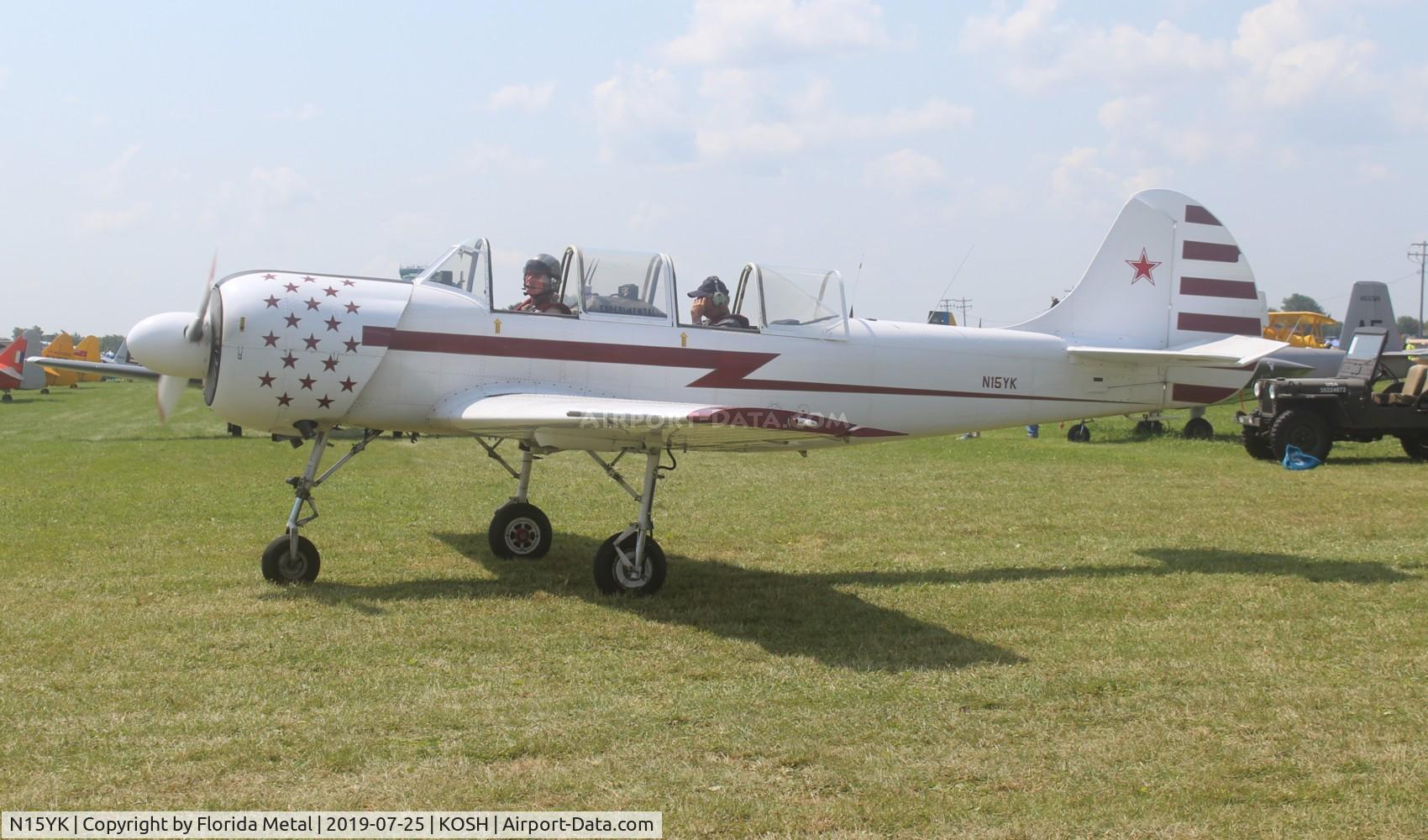 N15YK, 1993 Yakovlev Yak-52 C/N 9311702, Air Venture 2019