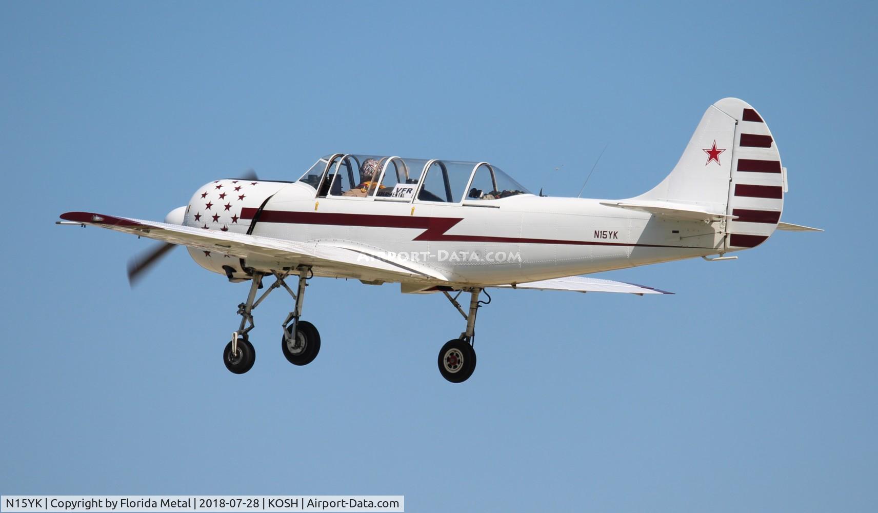 N15YK, 1993 Yakovlev Yak-52 C/N 9311702, Air Venture 2018