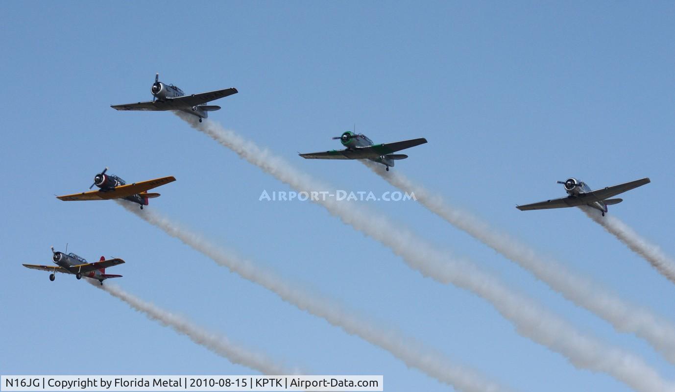 N16JG, 1942 North American AT-6C Texan C/N 88-11731, Pontiac 2010