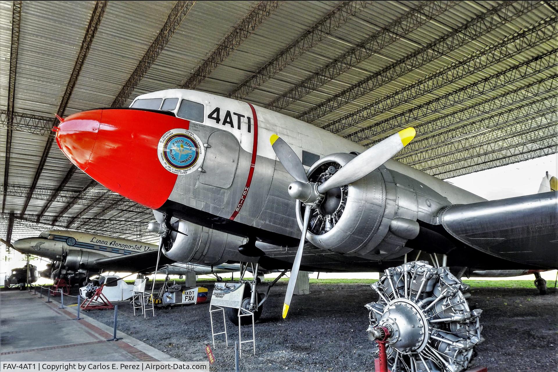 FAV-4AT1, 1942 Douglas C-49K (DC-3-455) C/N 4984, 4AT1 - X POSTA AEREA MILITAR LAS AMERICAS - Preservado y exhibido en el 