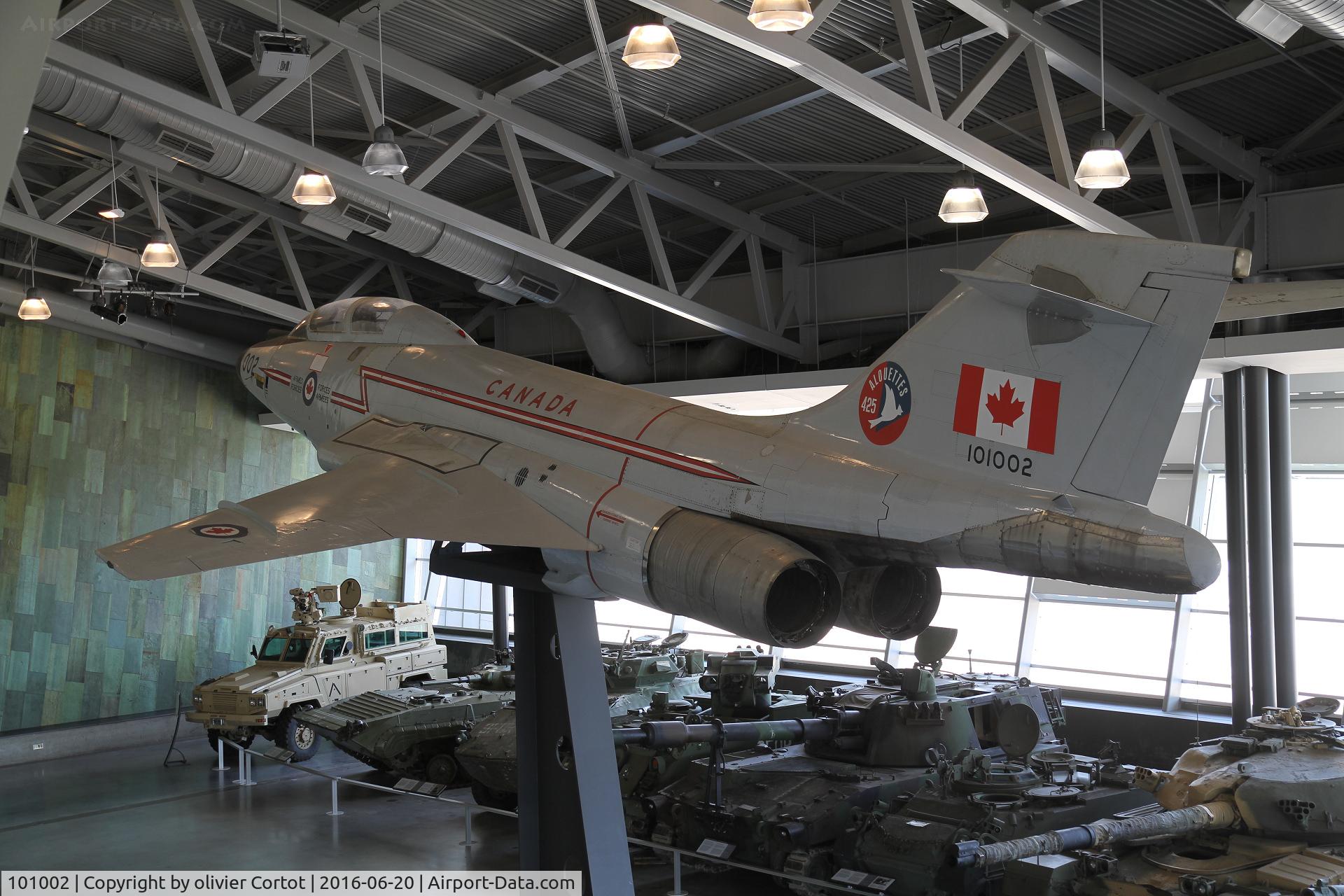 101002, McDonnell CF-101F Voodoo C/N 285, Ottawa war museum