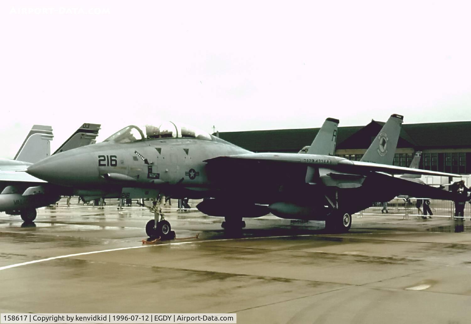 158617, Grumman F-14A Tomcat C/N 18, At the 1996 photocall prior to the Yeovilton Air Show.