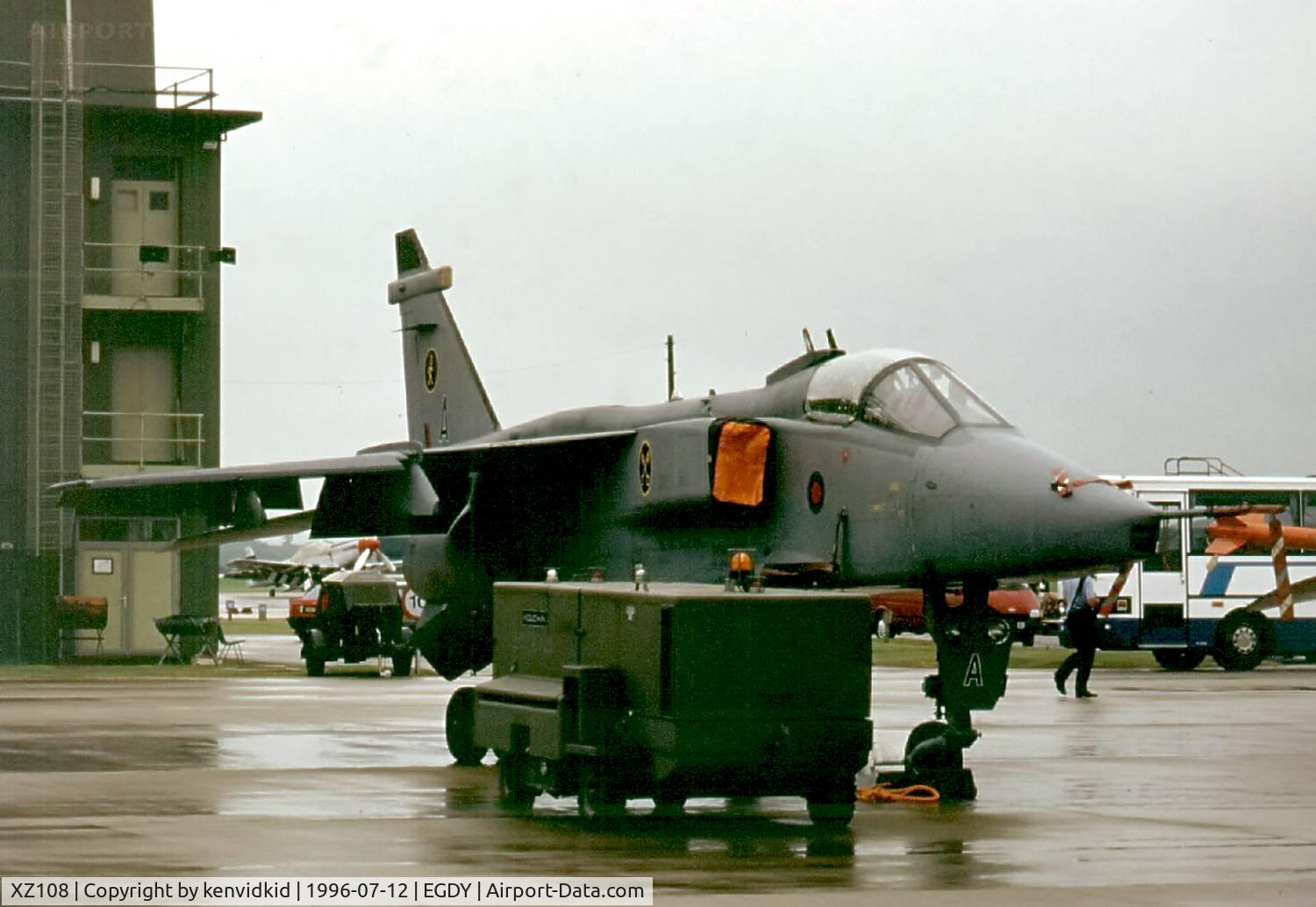 XZ108, 1976 Sepecat Jaguar GR.1A C/N S.109, At the 1996 photocall prior to the Yeovilton Air Show.