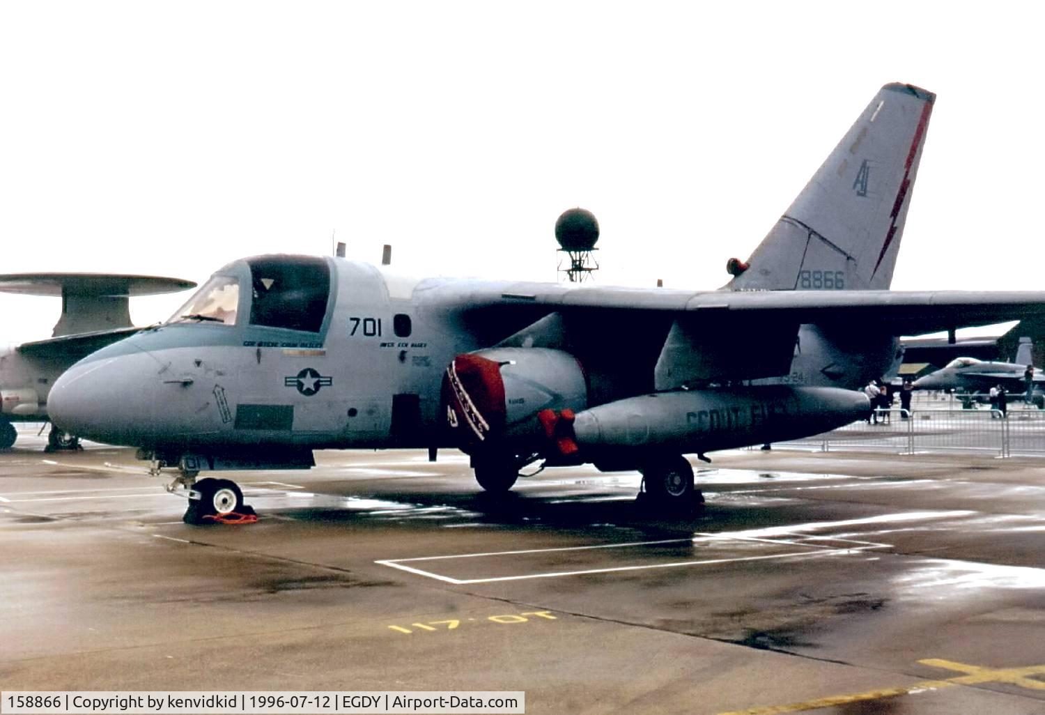 158866, Lockheed S-3A Viking C/N 394A-1014, At the 1996 photocall prior to the Yeovilton Air Show.