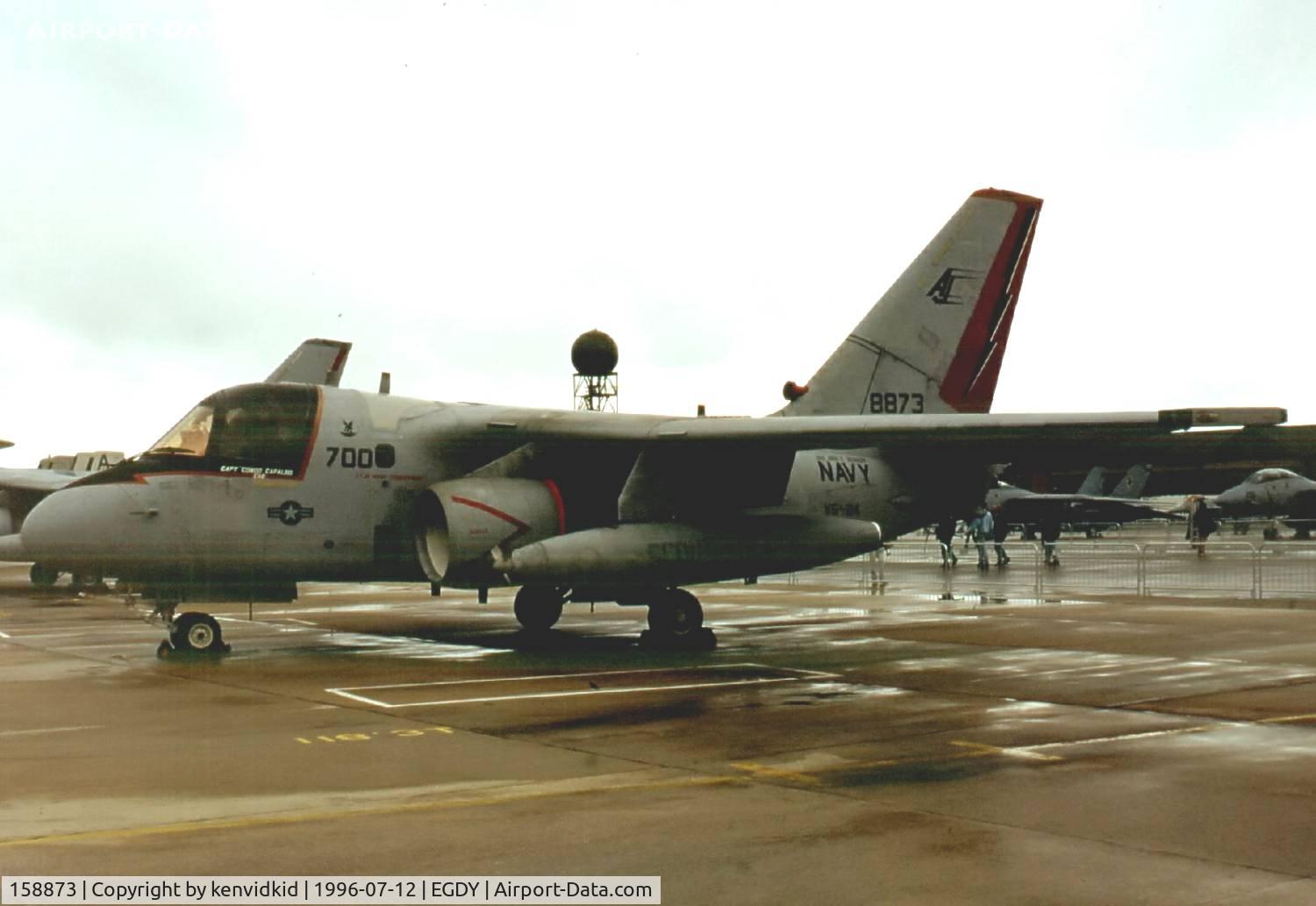 158873, Lockheed S-3A Viking C/N 394A-1021, At the 1996 photocall prior to the Yeovilton Air Show.