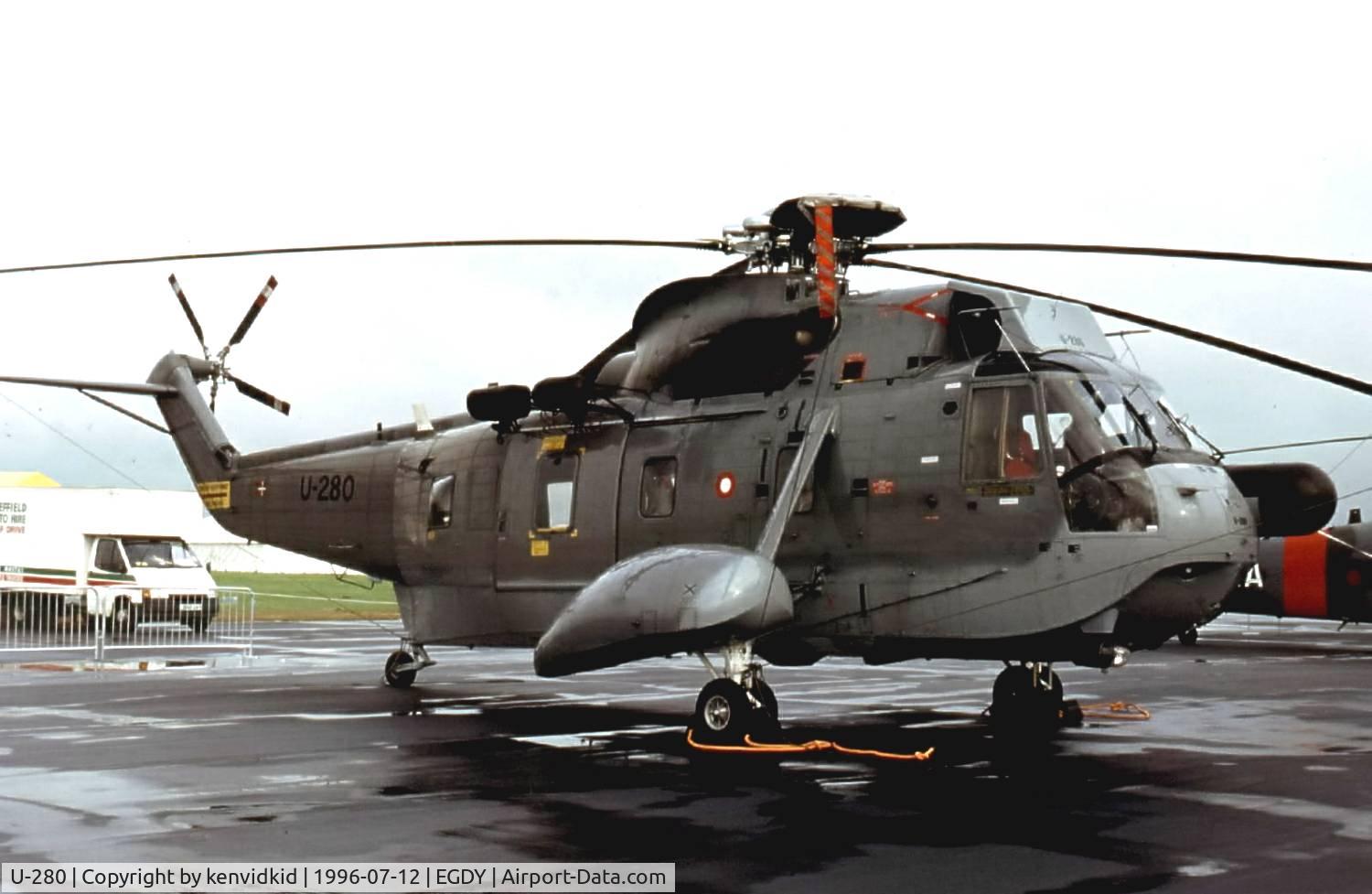 U-280, 1965 Sikorsky S-61A C/N 61280, At the 1996 photocall prior to the Yeovilton Air Show.