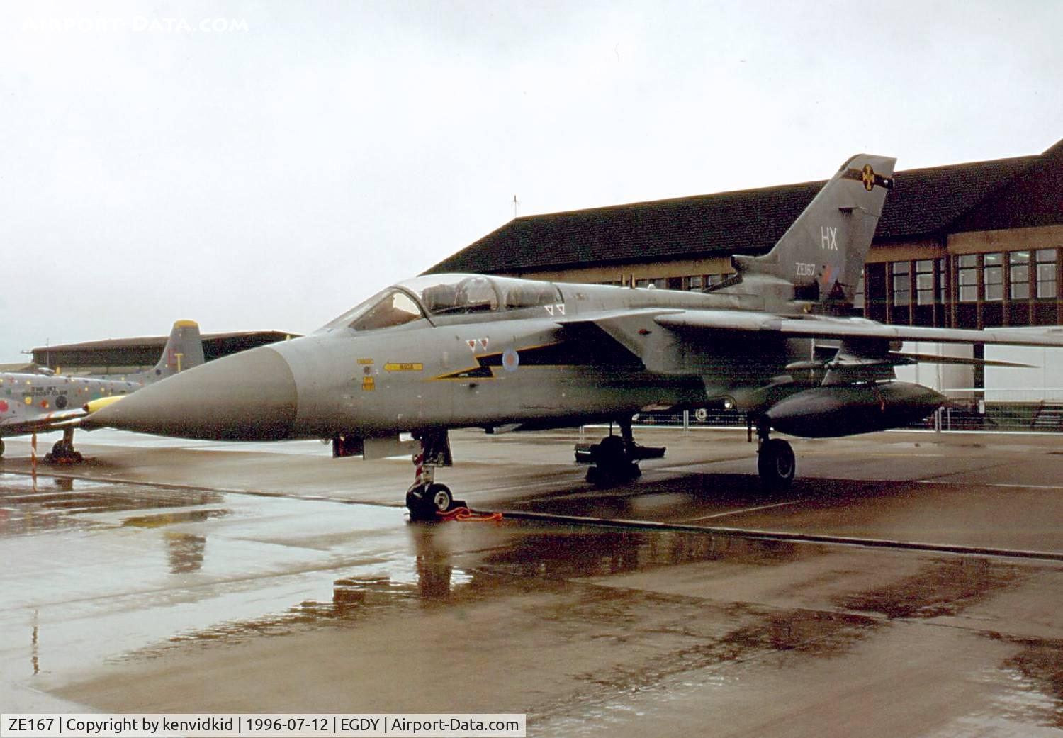 ZE167, 1986 Panavia Tornado F.3 C/N 545/AS019/3245, At the 1996 photocall prior to the Yeovilton Air Show.