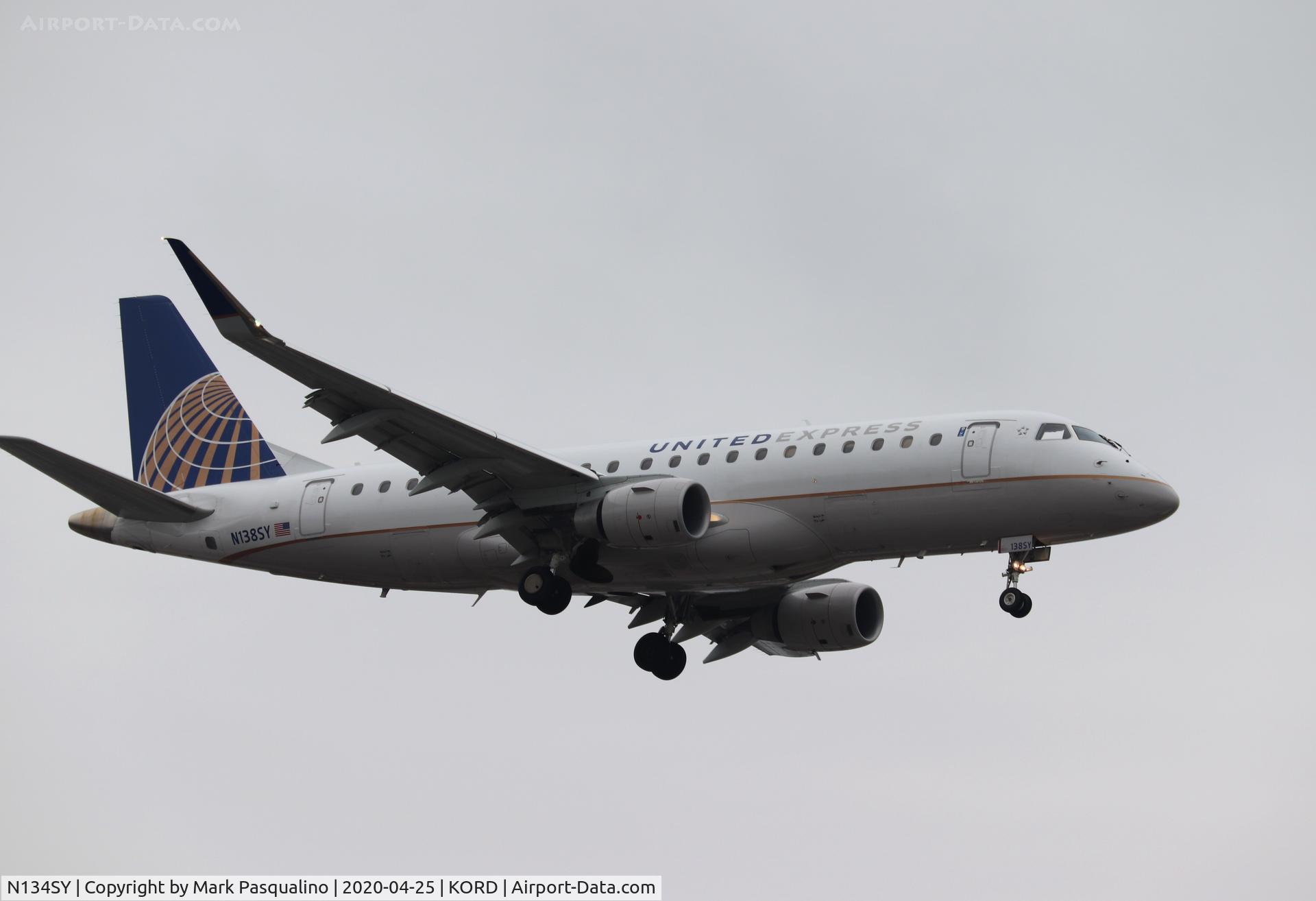 N134SY, 2015 Embraer 175LR (ERJ-170-200LR) C/N 17000458, ERJ-170-200LR