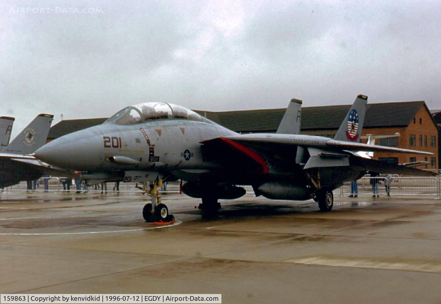 159863, Grumman F-14A Tomcat C/N 223, At the 1996 photocall prior to the Yeovilton Air Show.