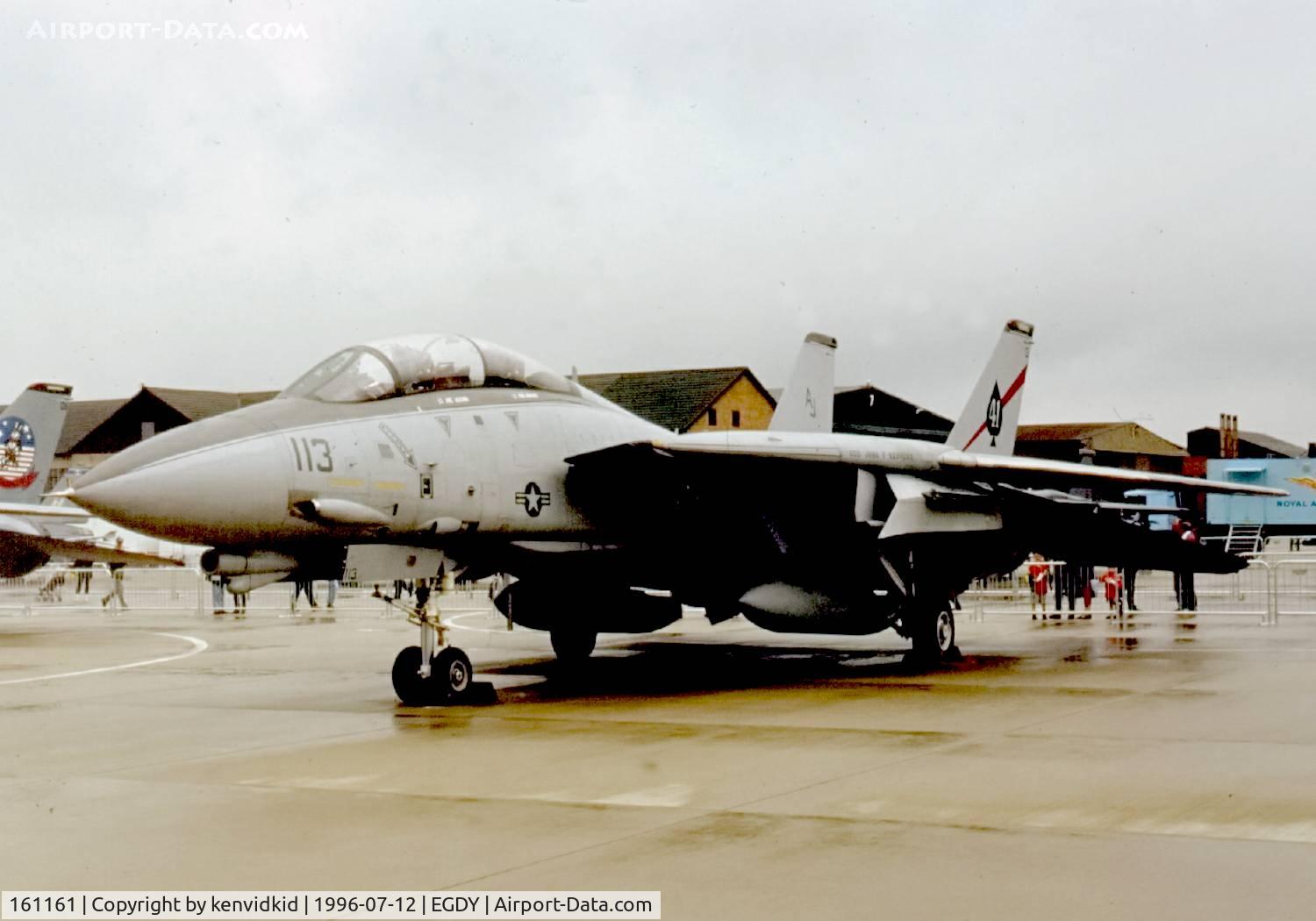 161161, Grumman F-14A C/N 388, At the 1996 photocall prior to the Yeovilton Air Show.