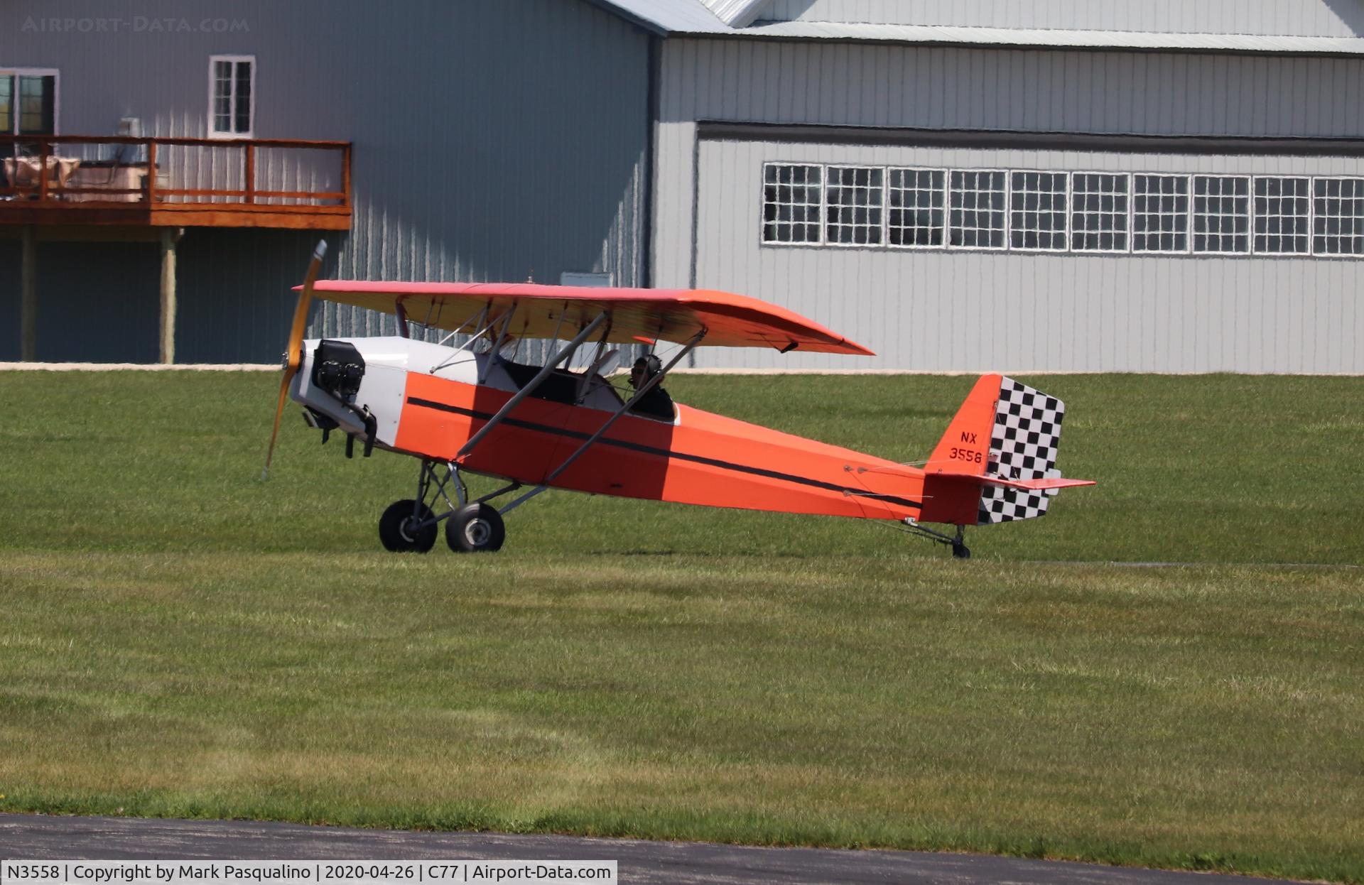 N3558, 2016 Pietenpol Air Camper C/N 001, Pietenpol Air Camper