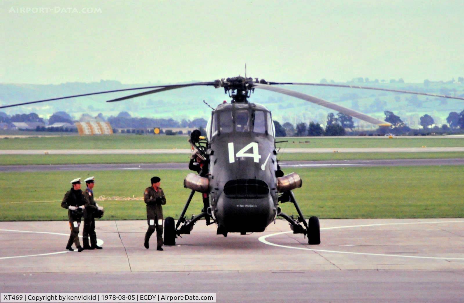 XT469, 1965 Westland Wessex HU.5 C/N WA291, On Display at the 1978 Yeovilton air show.